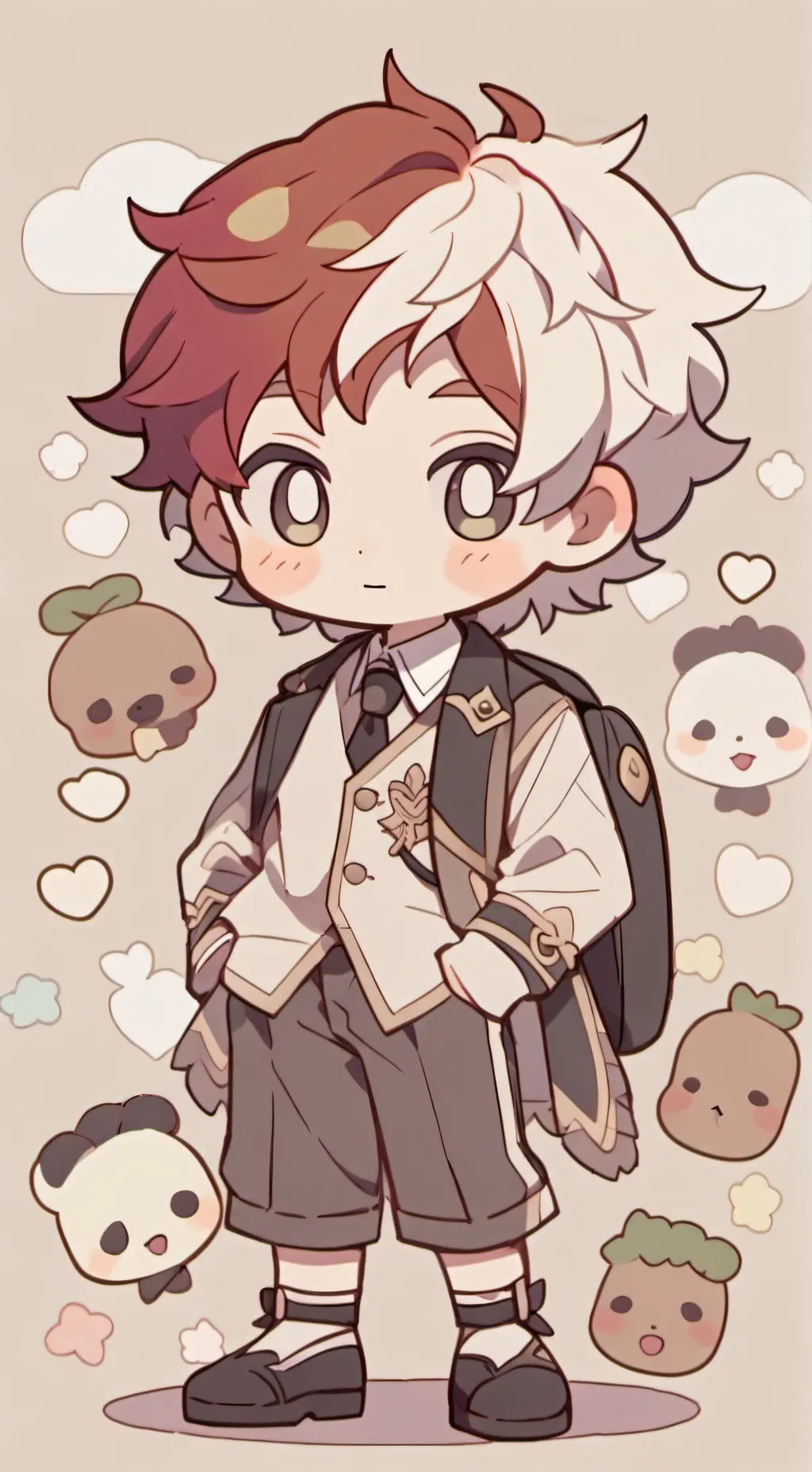 ai character: TdBkDk background