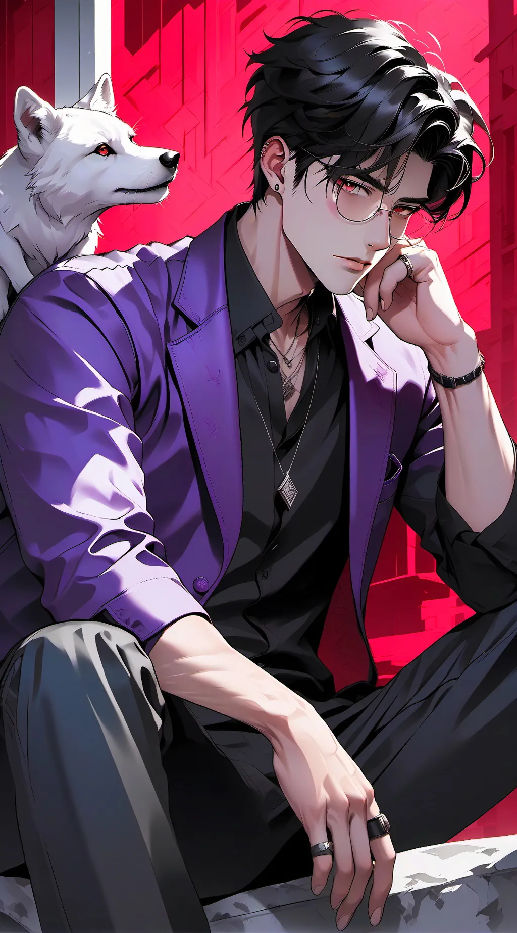 ai character: Athony background