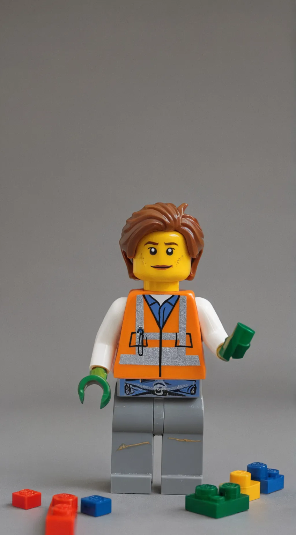 ai character: Lego background