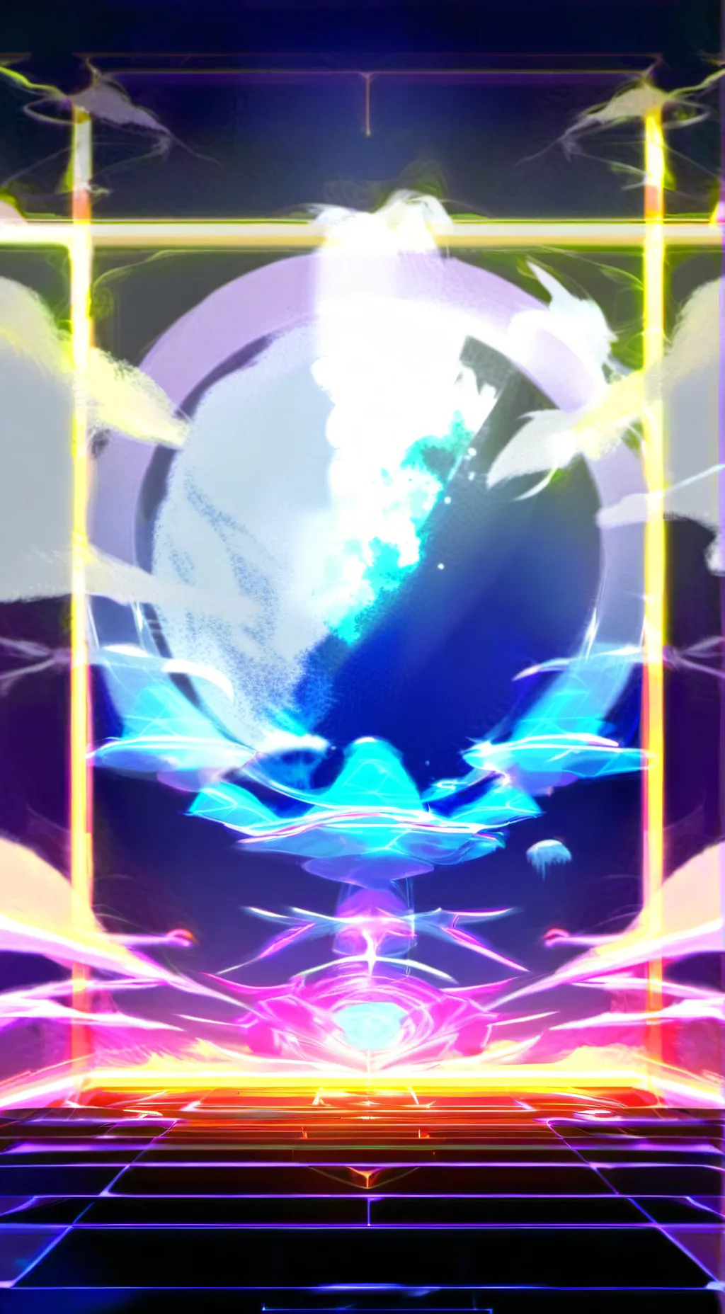 ai character: Ds lost ballerina background