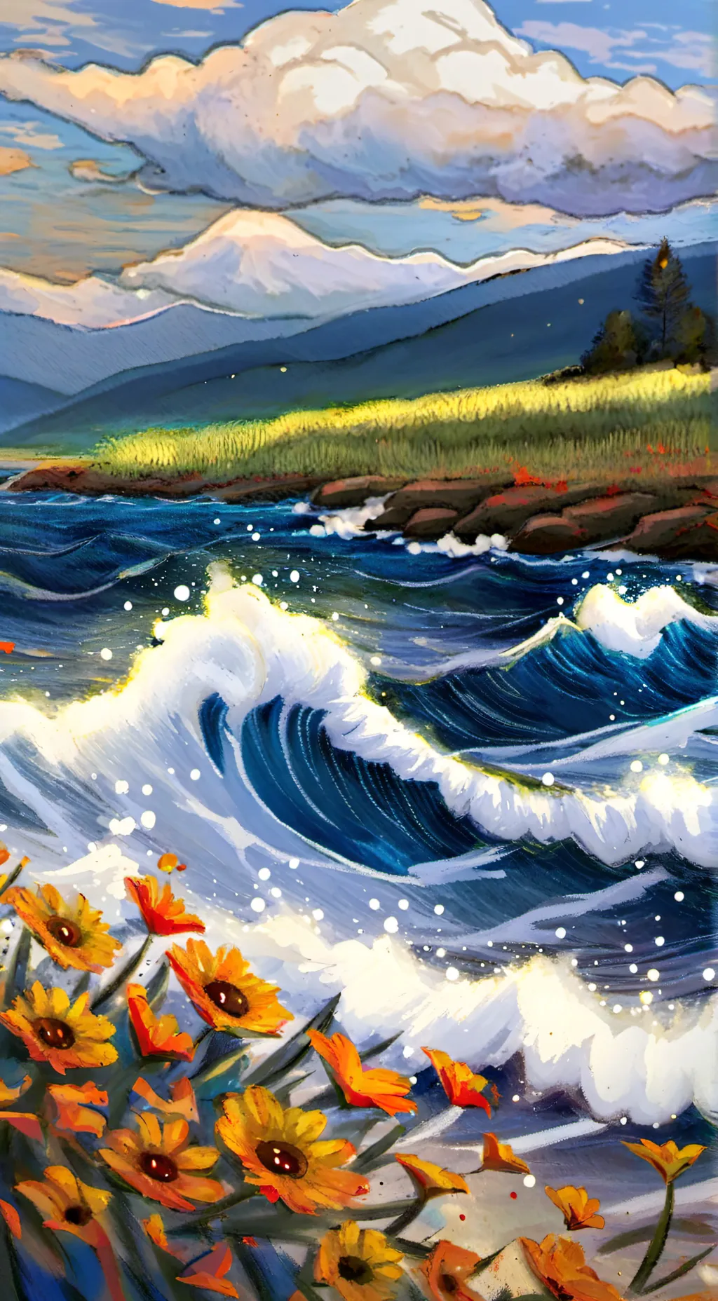 ai character: KNY modern au background