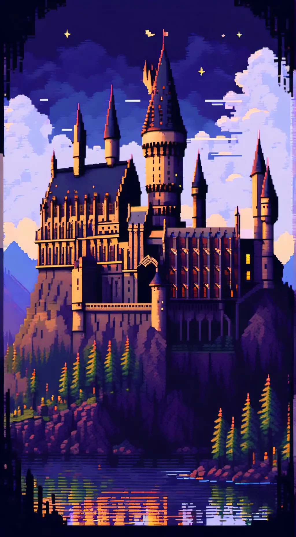 ai character: Hogwarts background