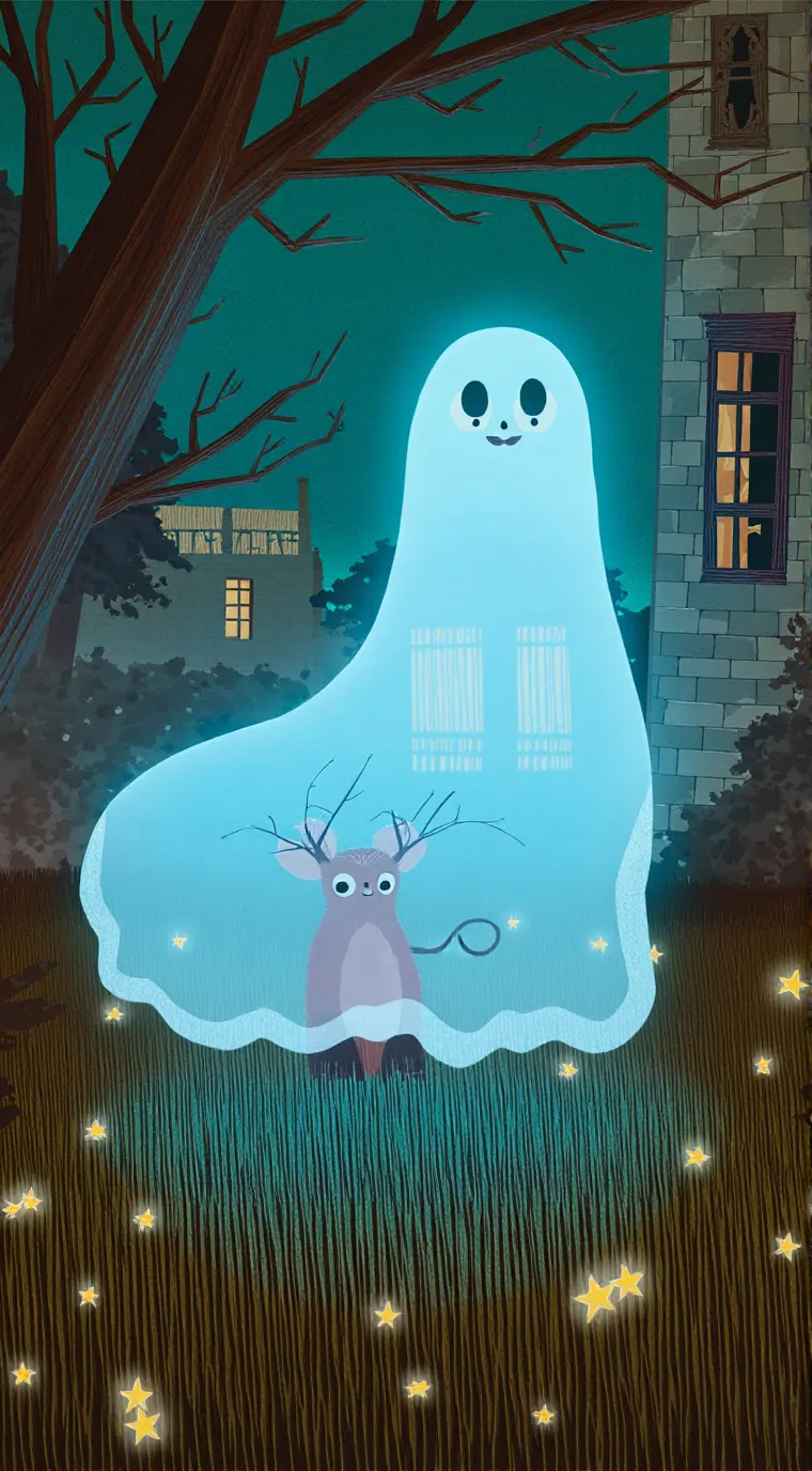 ai character: Олень и шторка. background