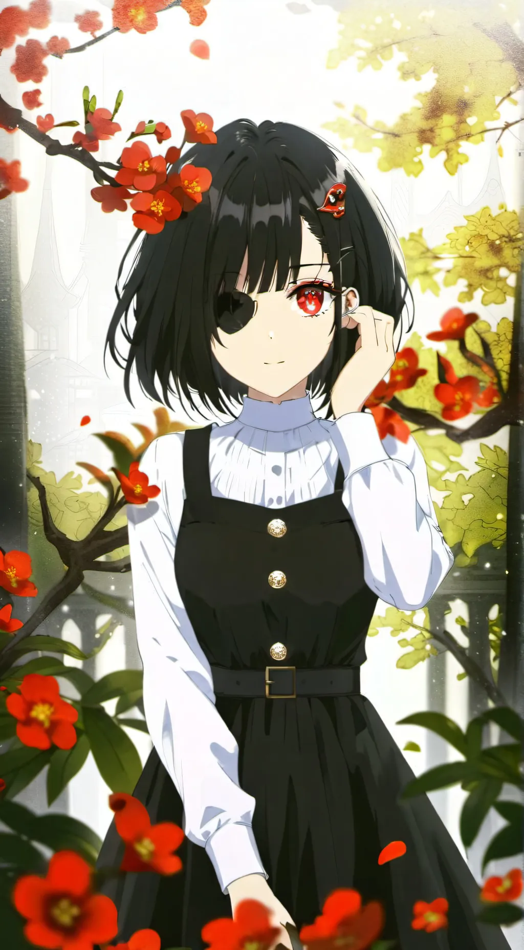 ai character: Emi 🕷️ background