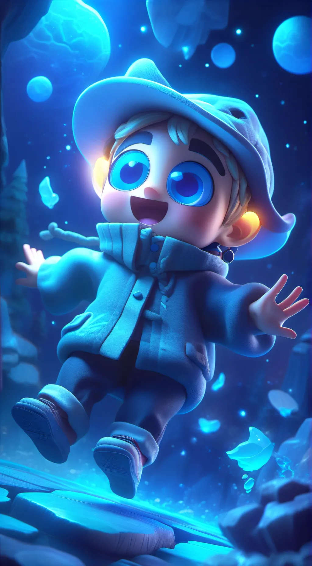 ai character: dandys world  background