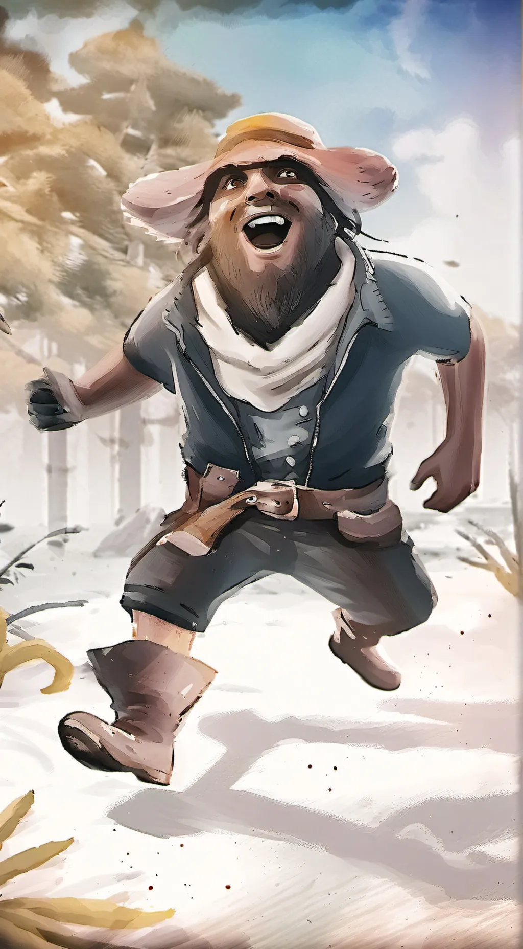 ai character: Mole background