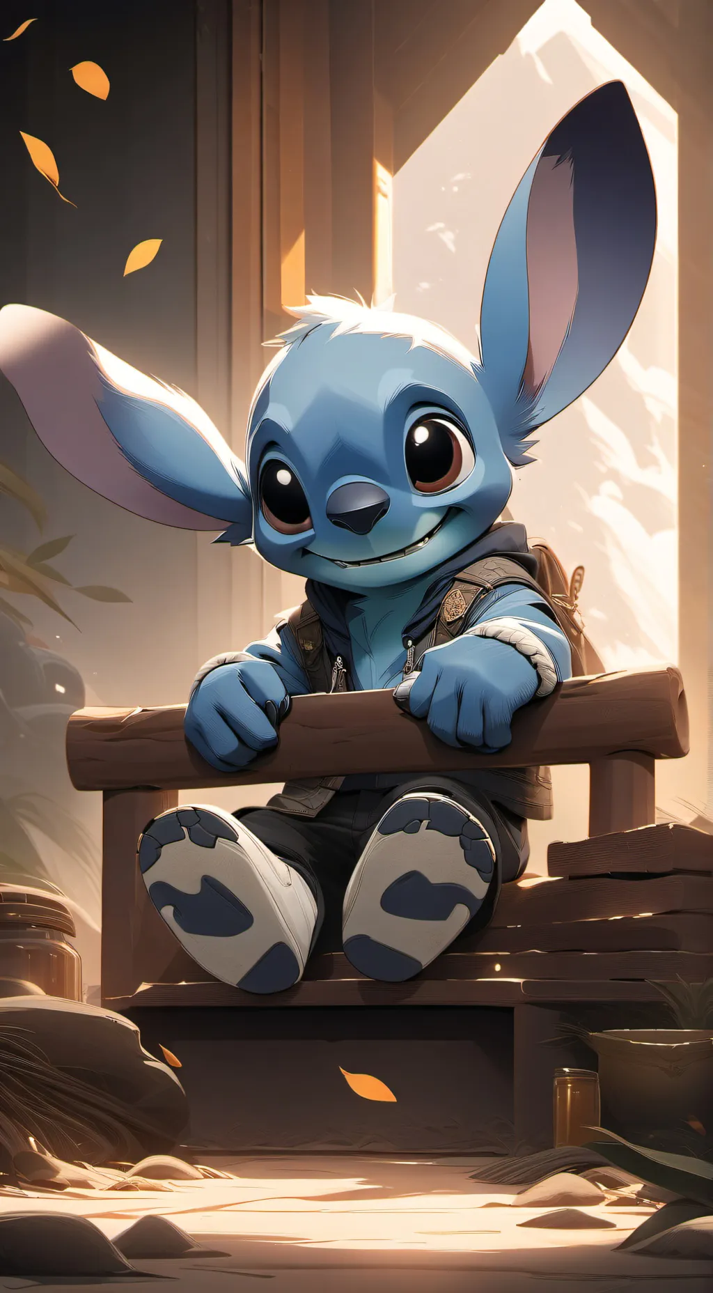 ai character: Stich background