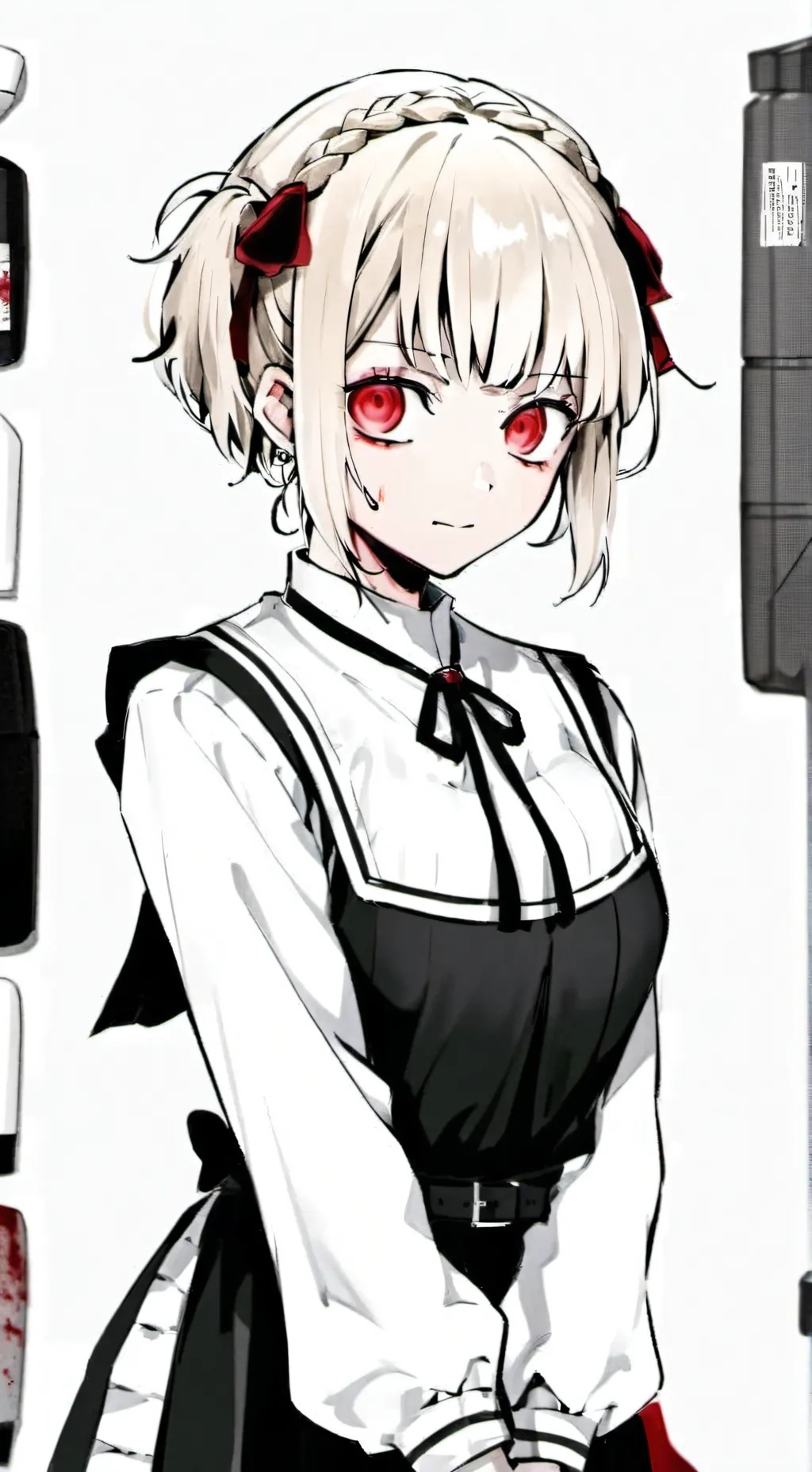 ai character: toga background