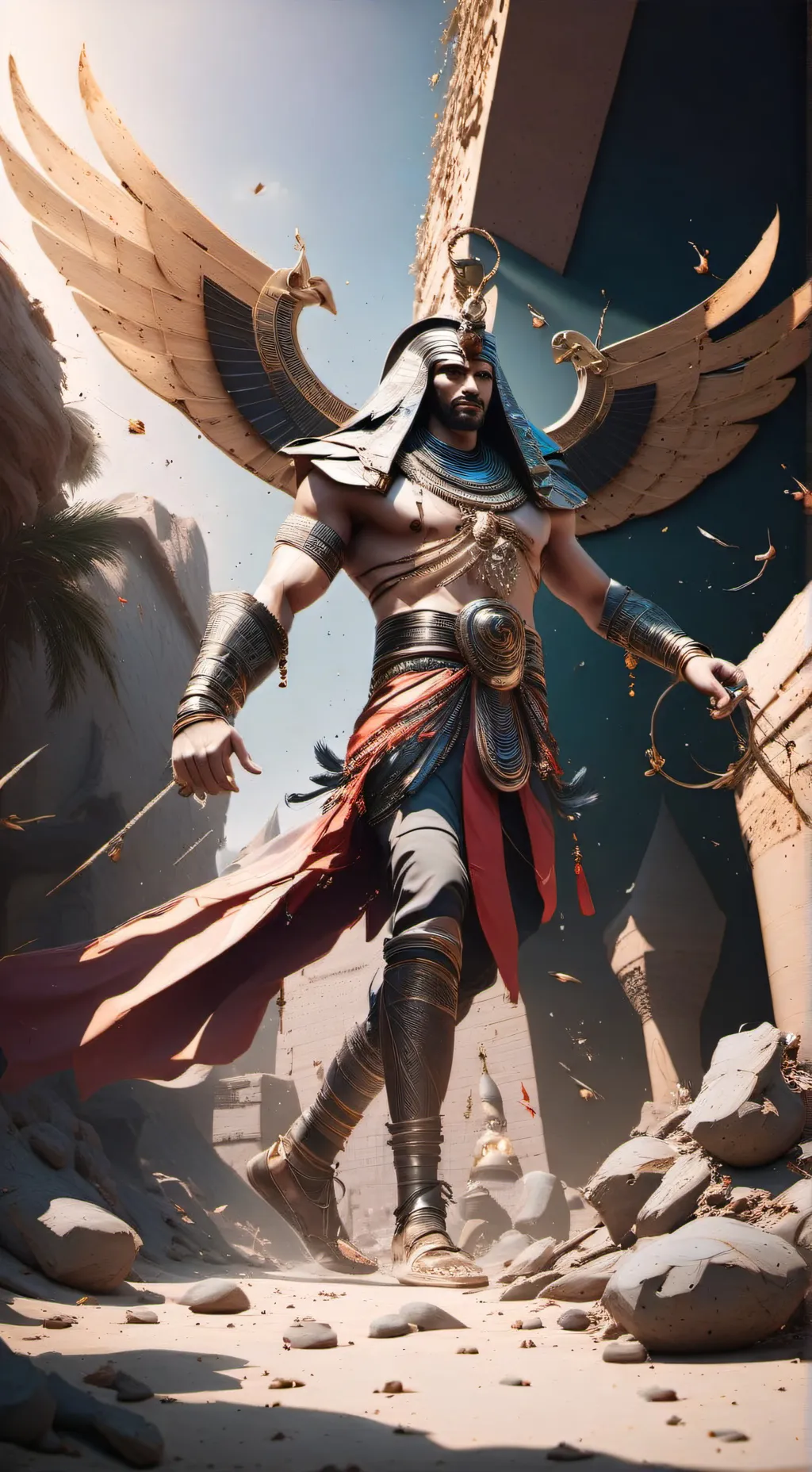 ai character: higher Egypt pt1 background