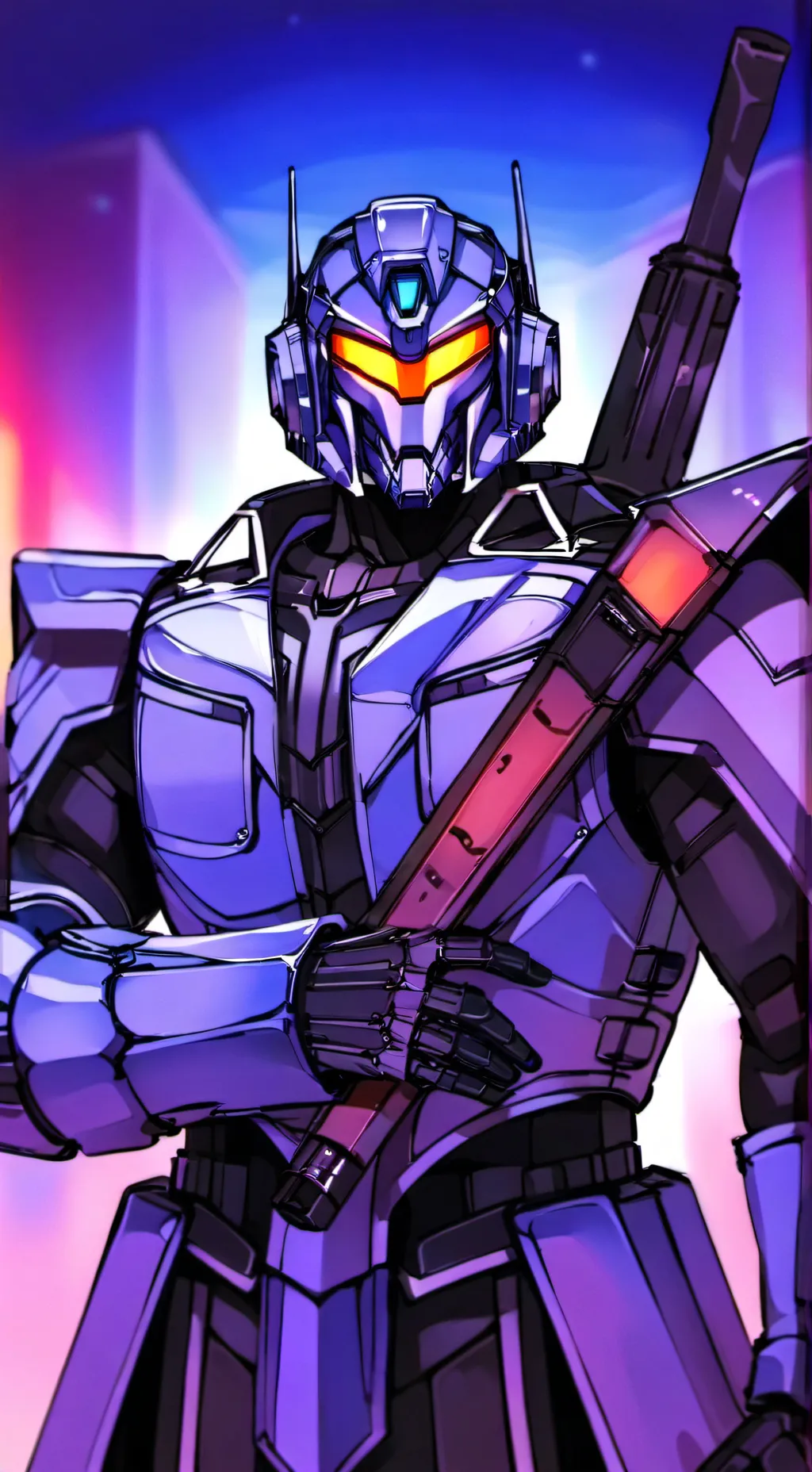 ai character: Soundwave (dead) background