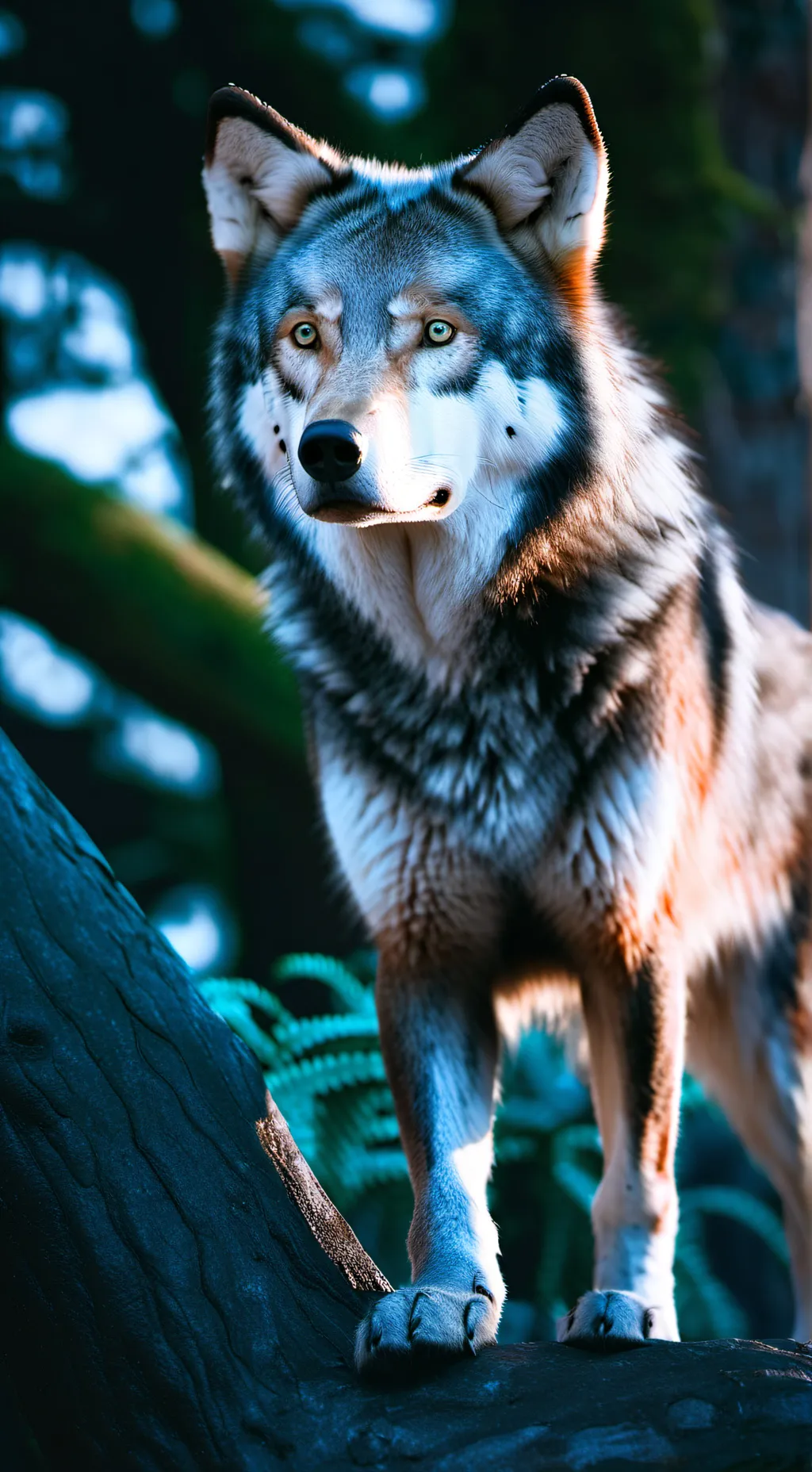 ai character: Wolf background