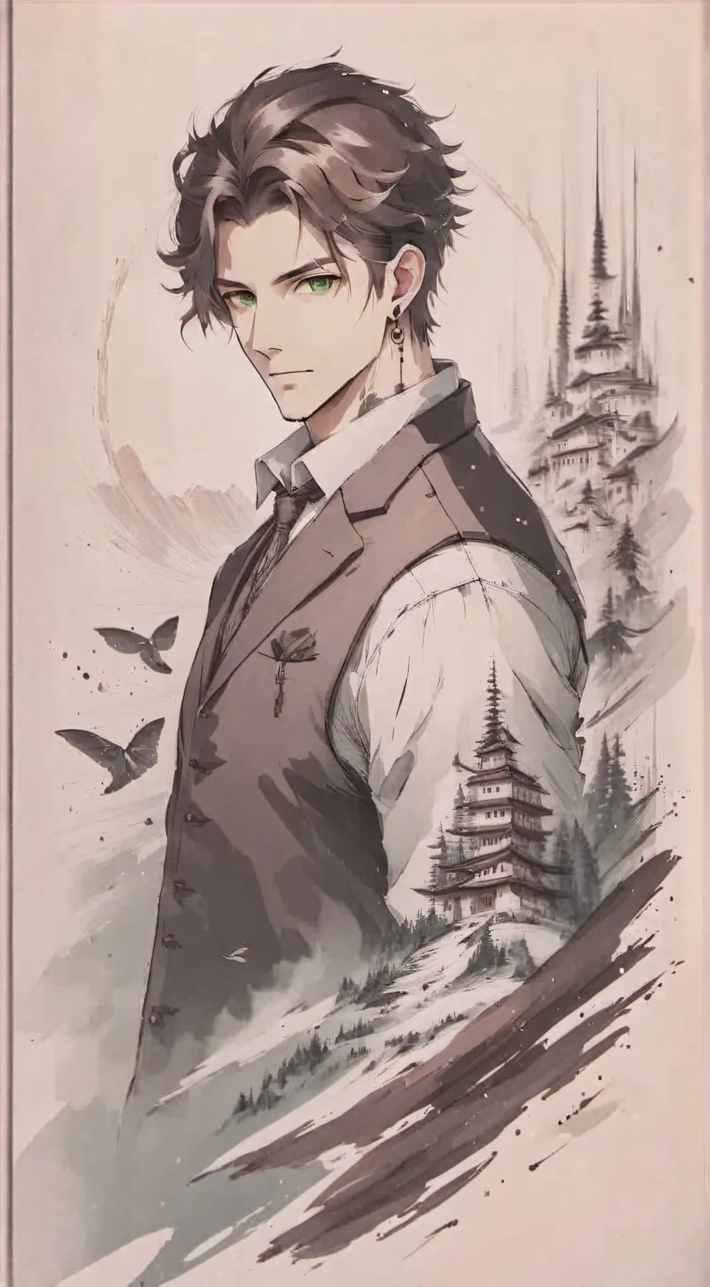 ai character: Daniel.  background