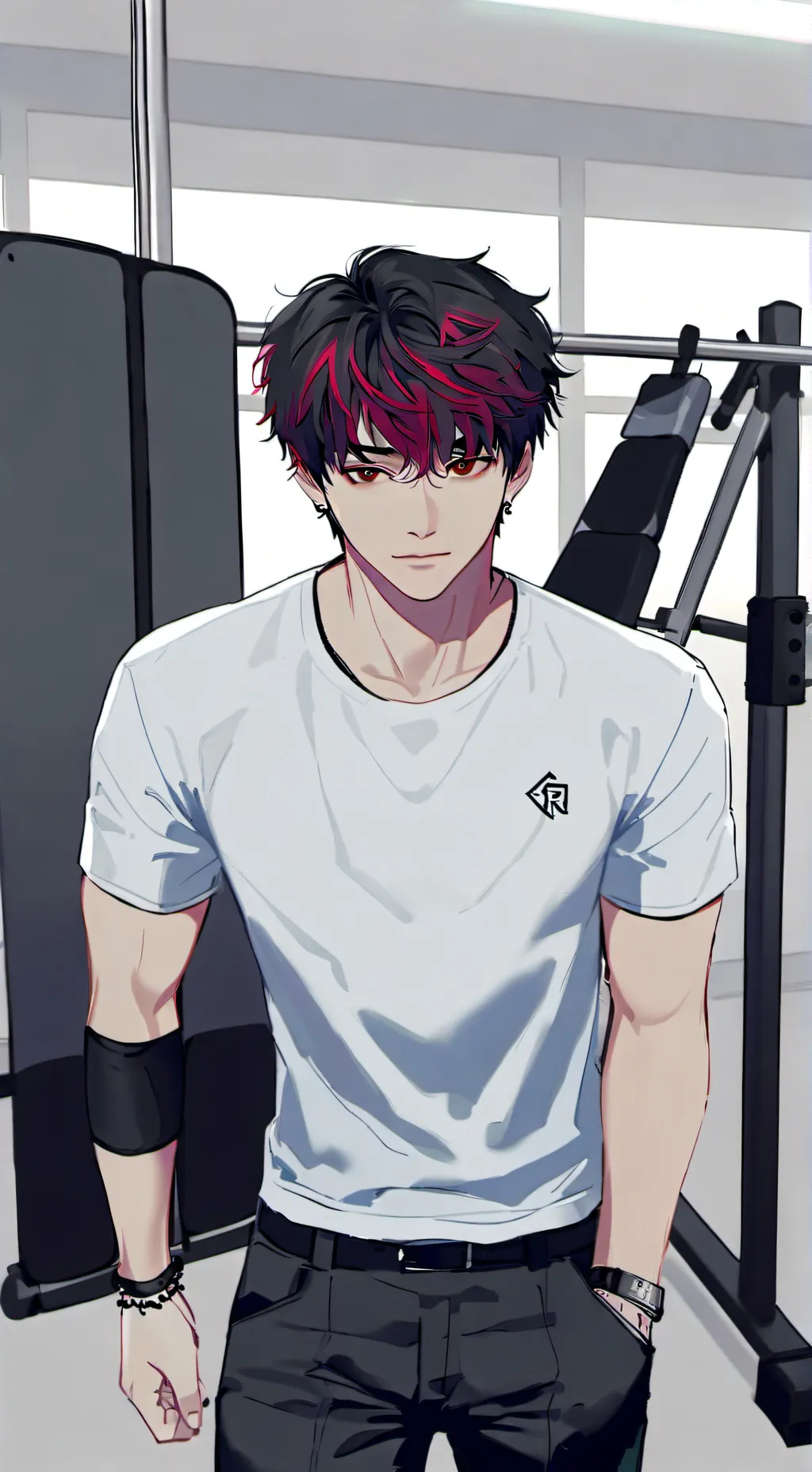 ai character: Cesar🖤❤️‍🔥 background