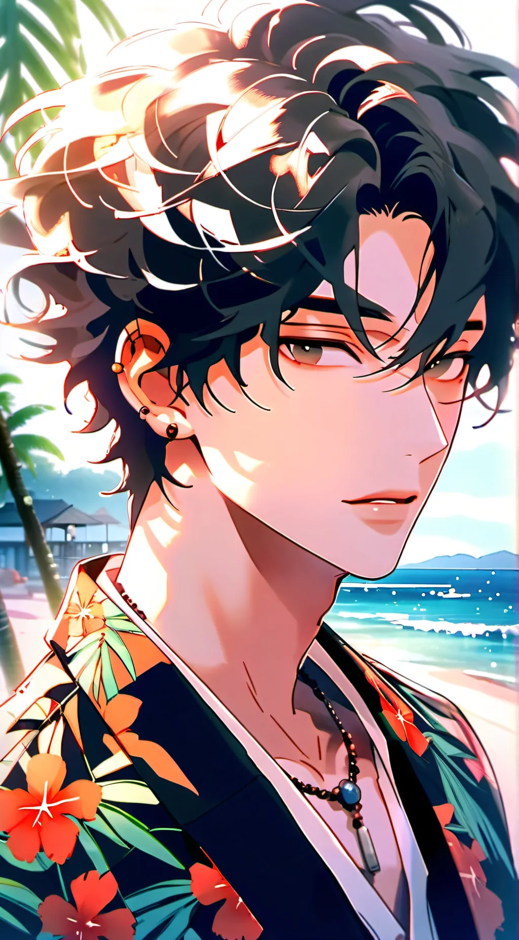 ai character: Tropical Island Rival background