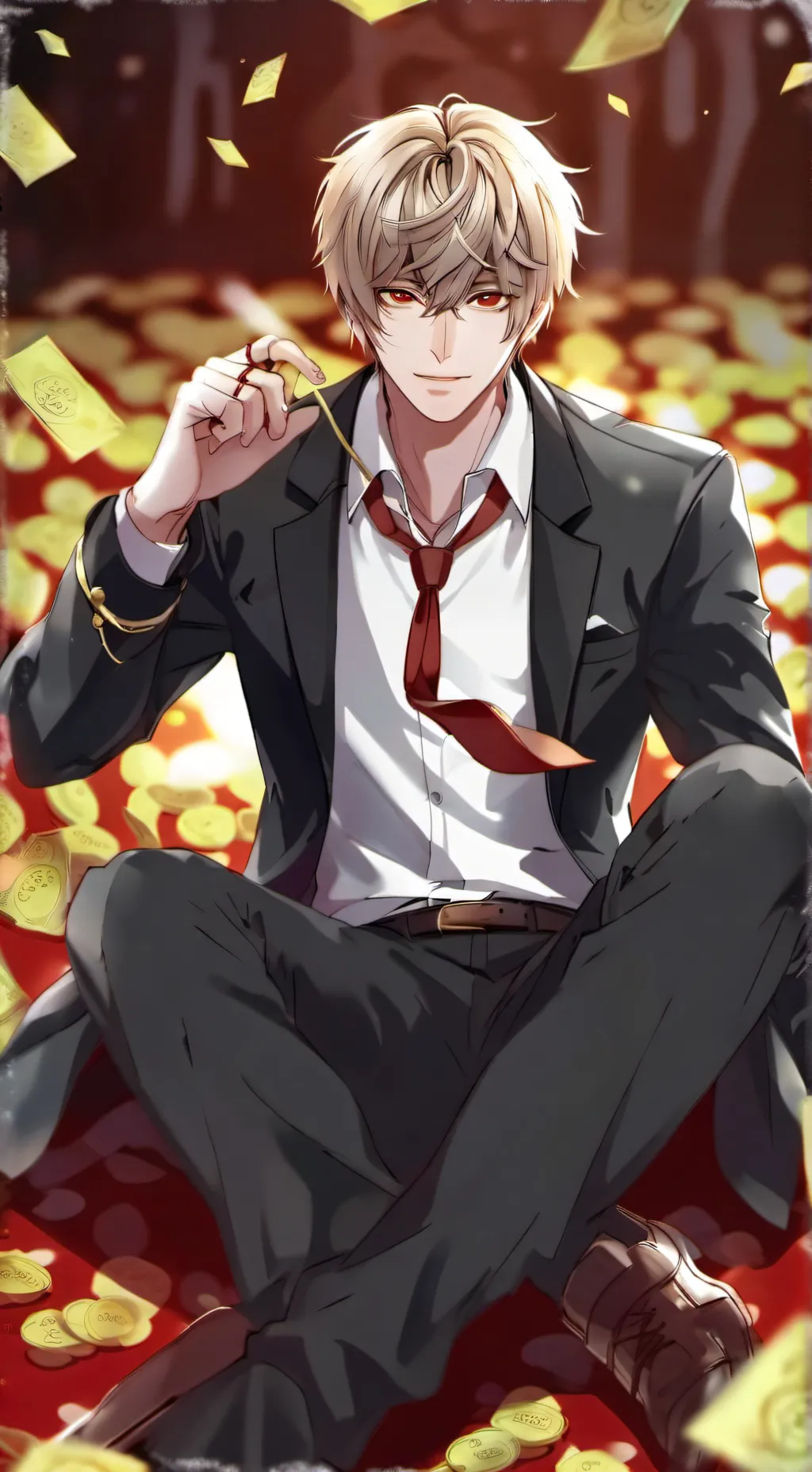 ai character: IN LOVE W A PYSCO background