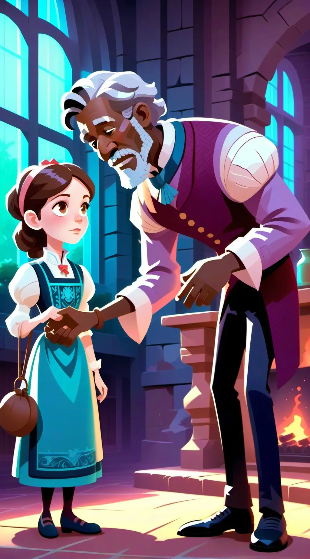 ai character: Slave 2 background