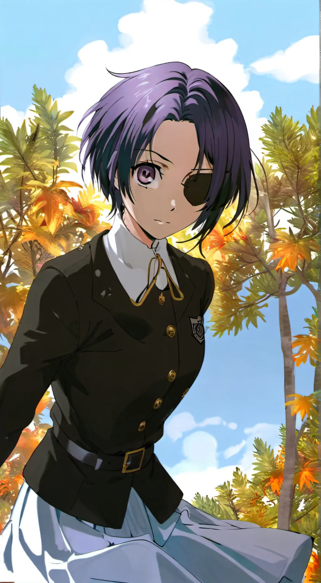 ai character: Kurōmu Dokuro background