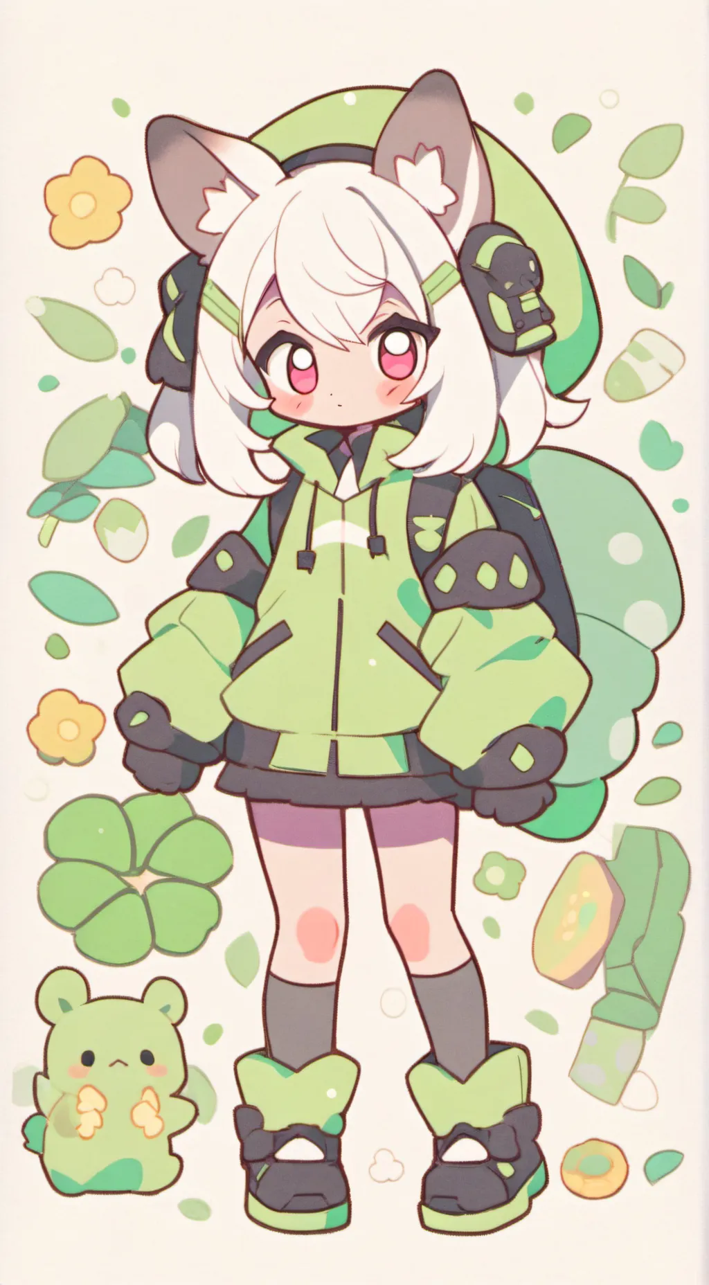 ai character: triky background