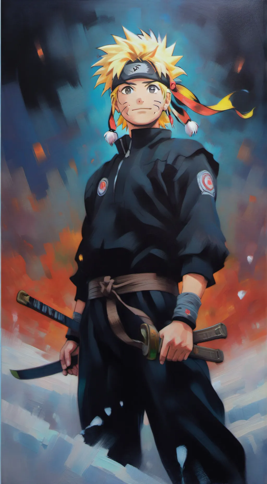 ai character: Naruto Pirata background