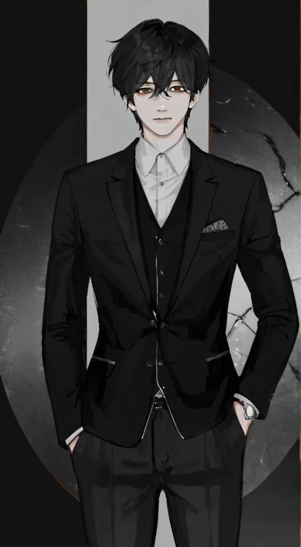 ai character: 𖤐◈Ethan◈𖤐 background