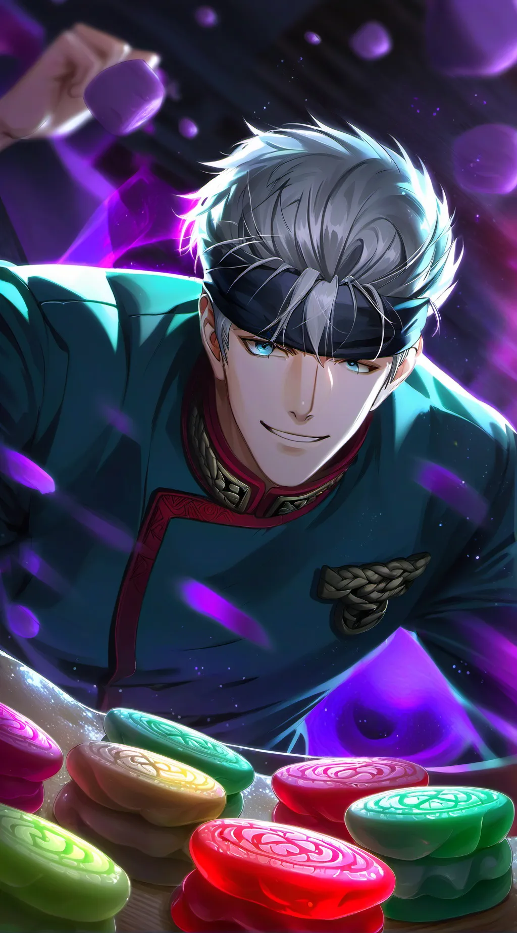 ai character: Gojo Satoru background