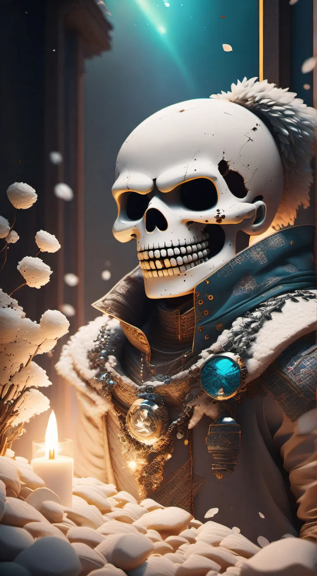 ai character: Sans background