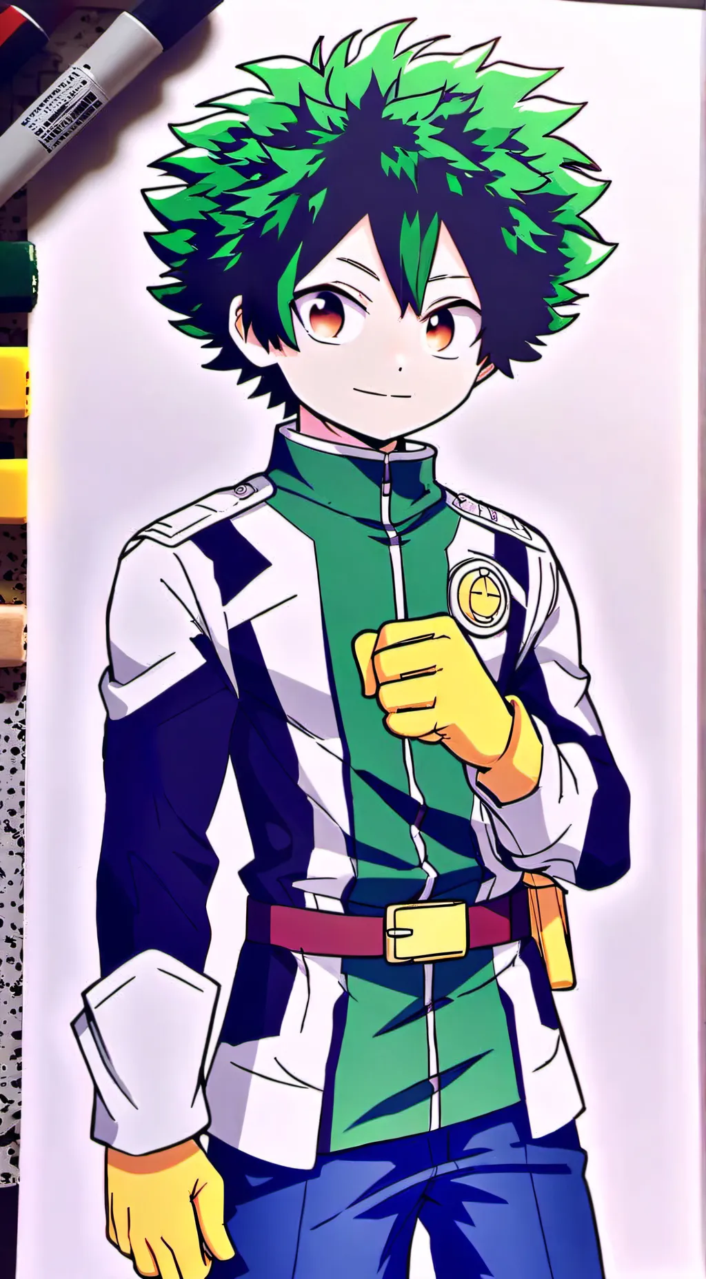 ai character: deku background