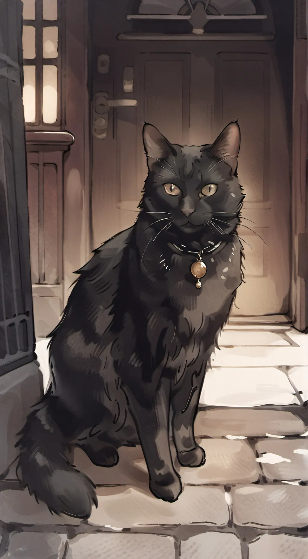 ai character: Cat background