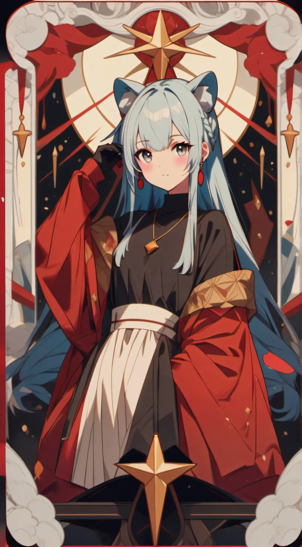 ai character: Yurine ur Senpai background