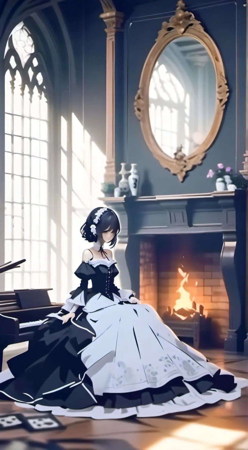 ai character: Dw?  background