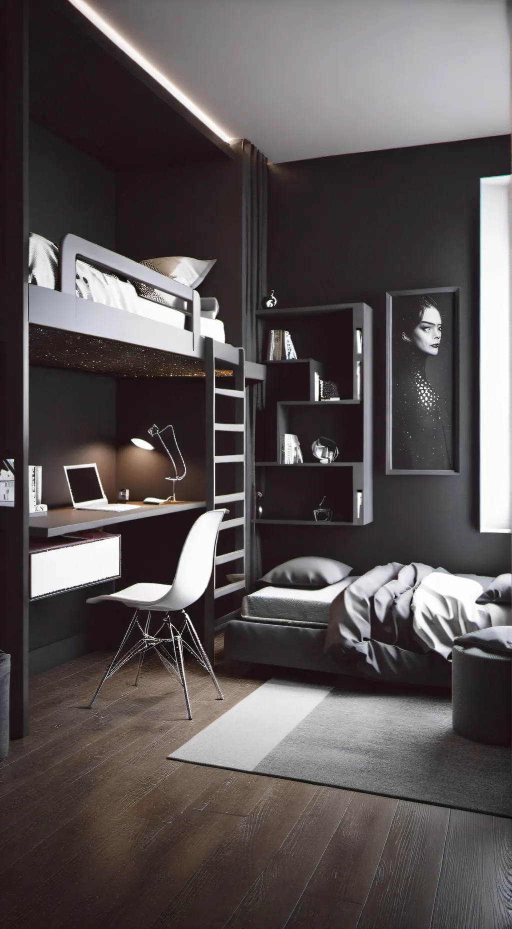 ai character: MHA common room background