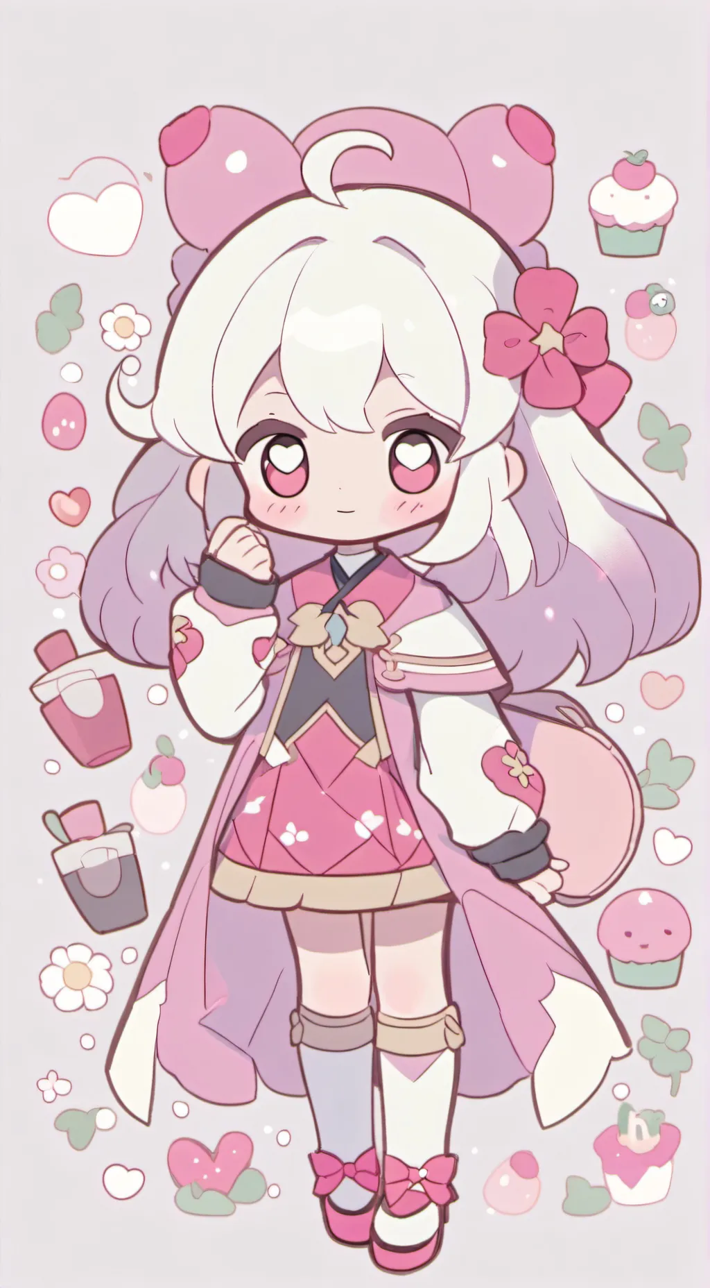 ai character: Candy background