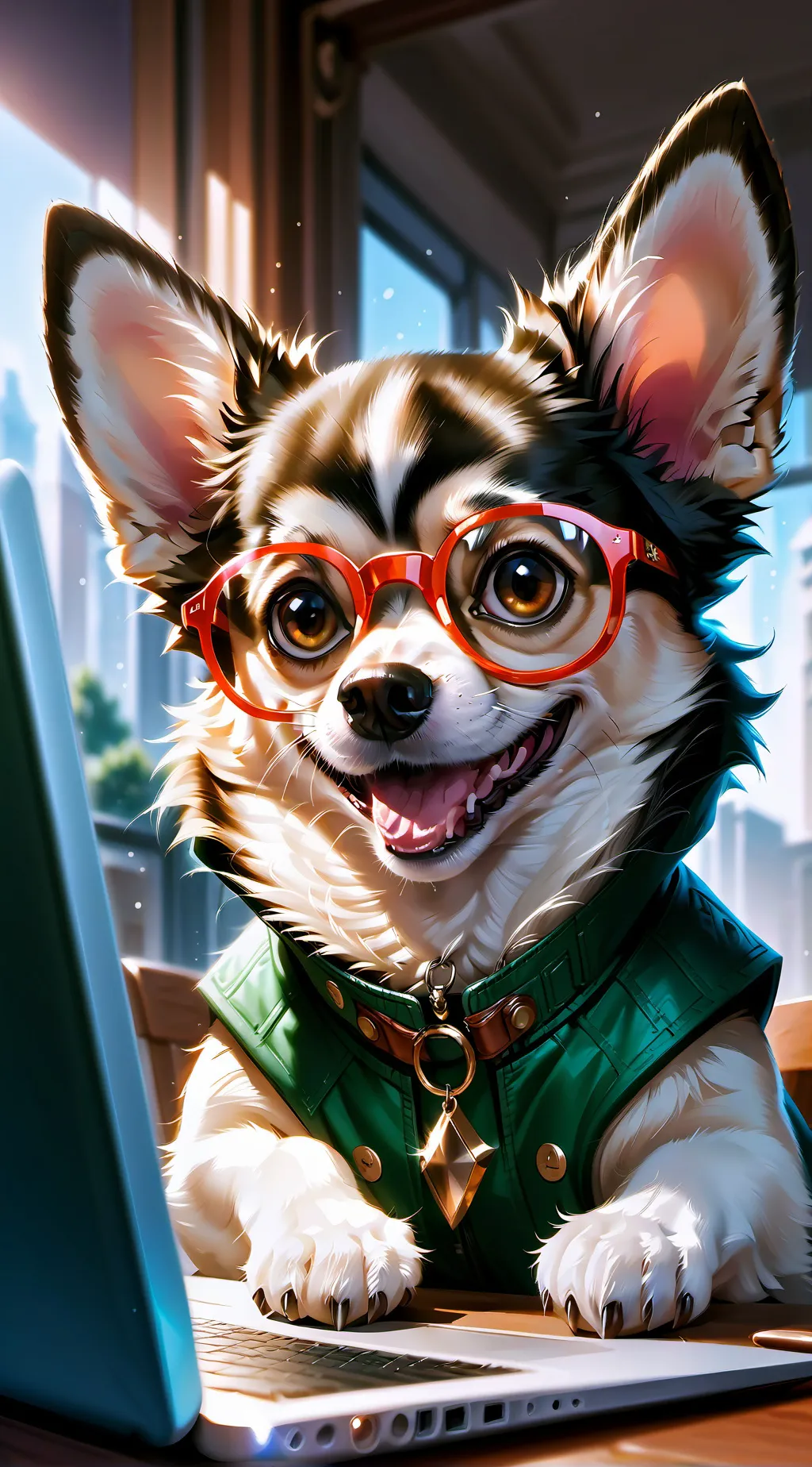 ai character: MemeMaster Marvin background