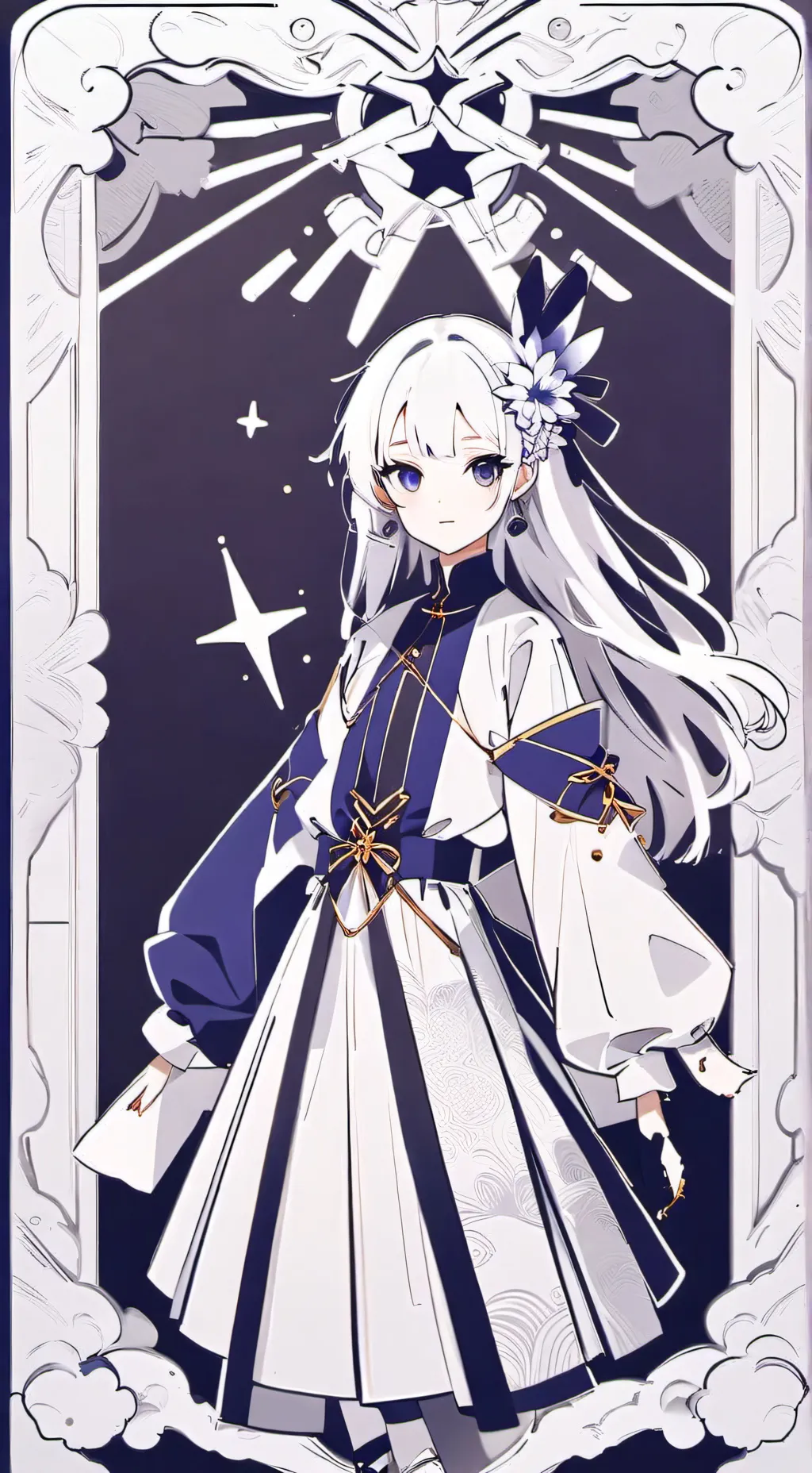 ai character: Nice background