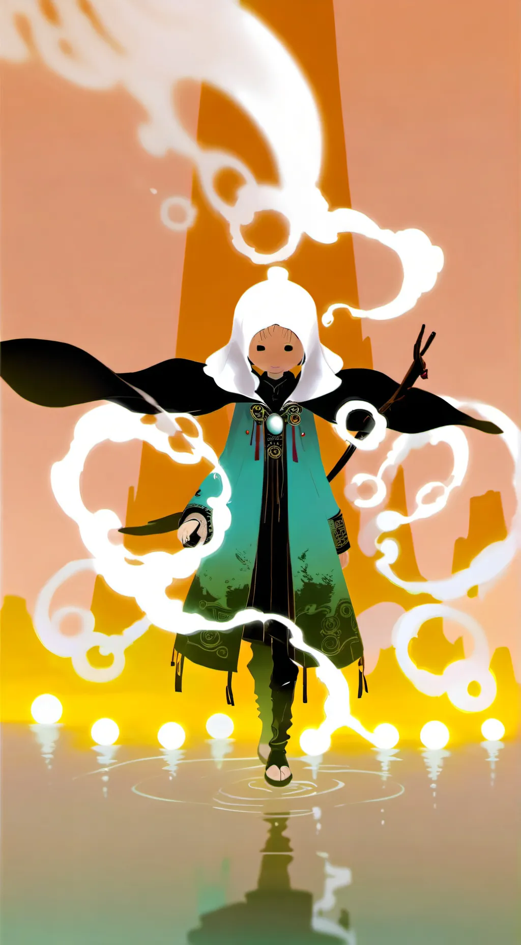 ai character: Miroir background