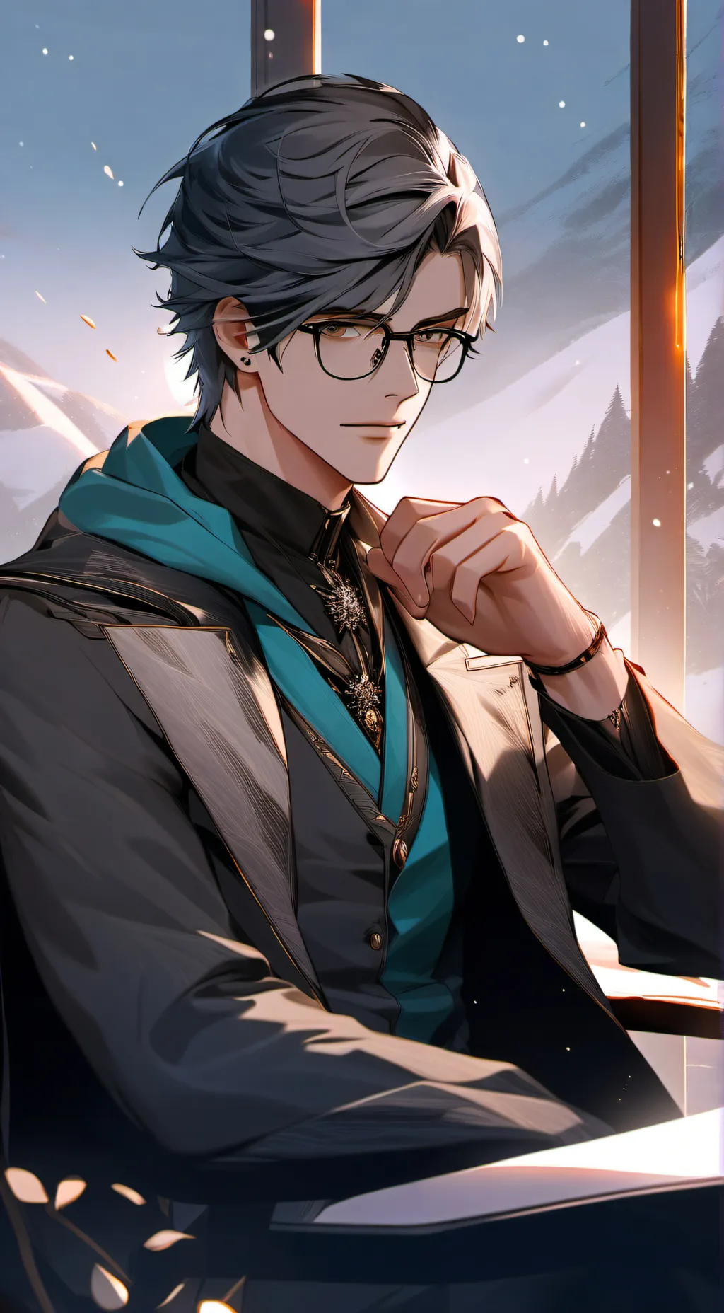 ai character: Eoon  background