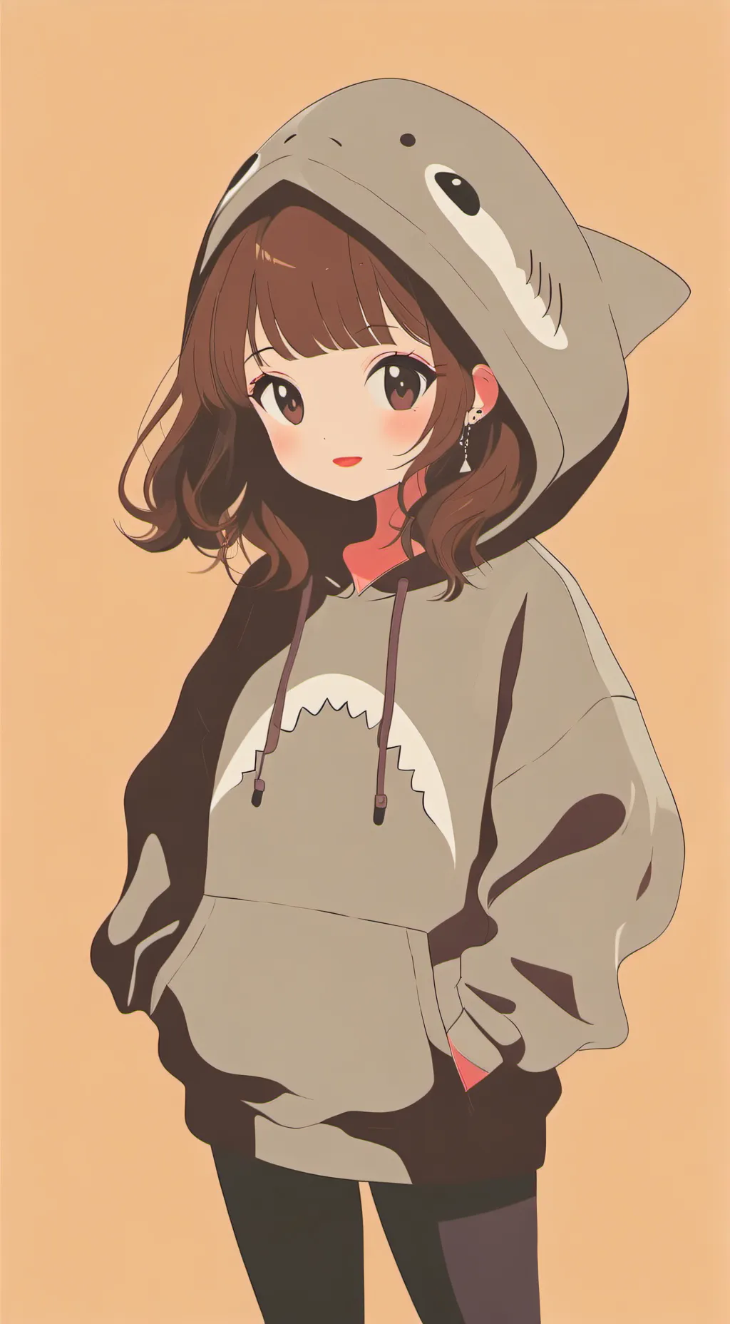 ai character: blahaj background