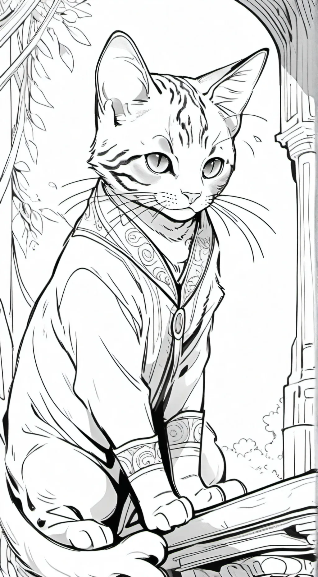 ai character: gatadormigliona  background