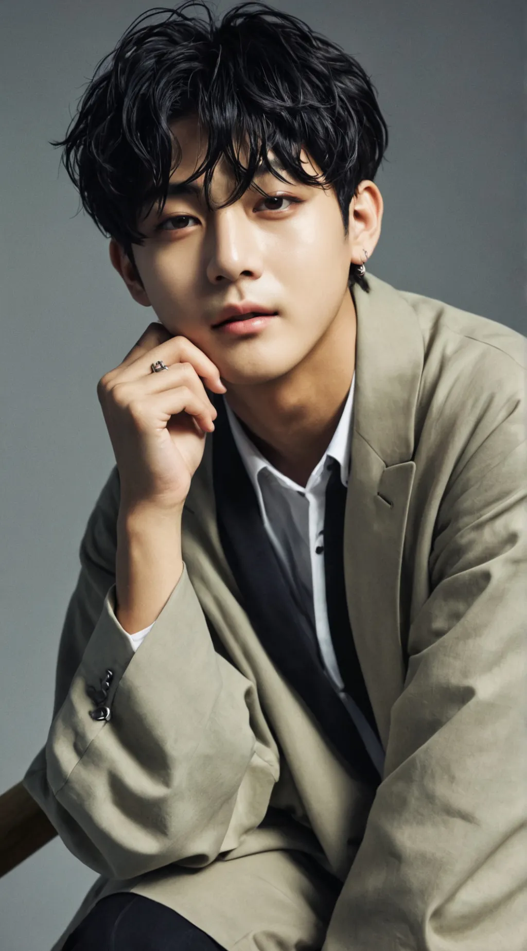 ai character: kong Joon min  background