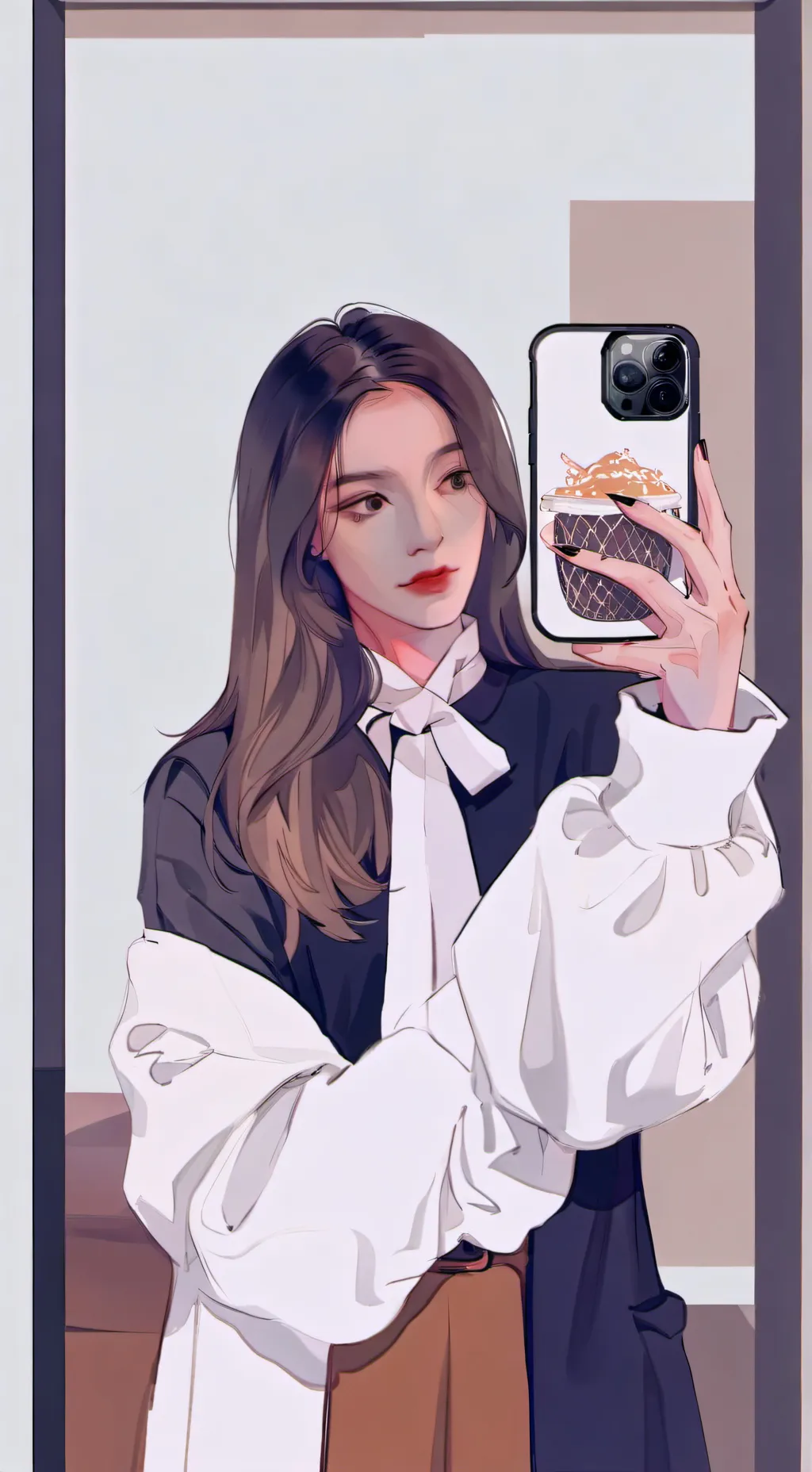 ai character: luna background