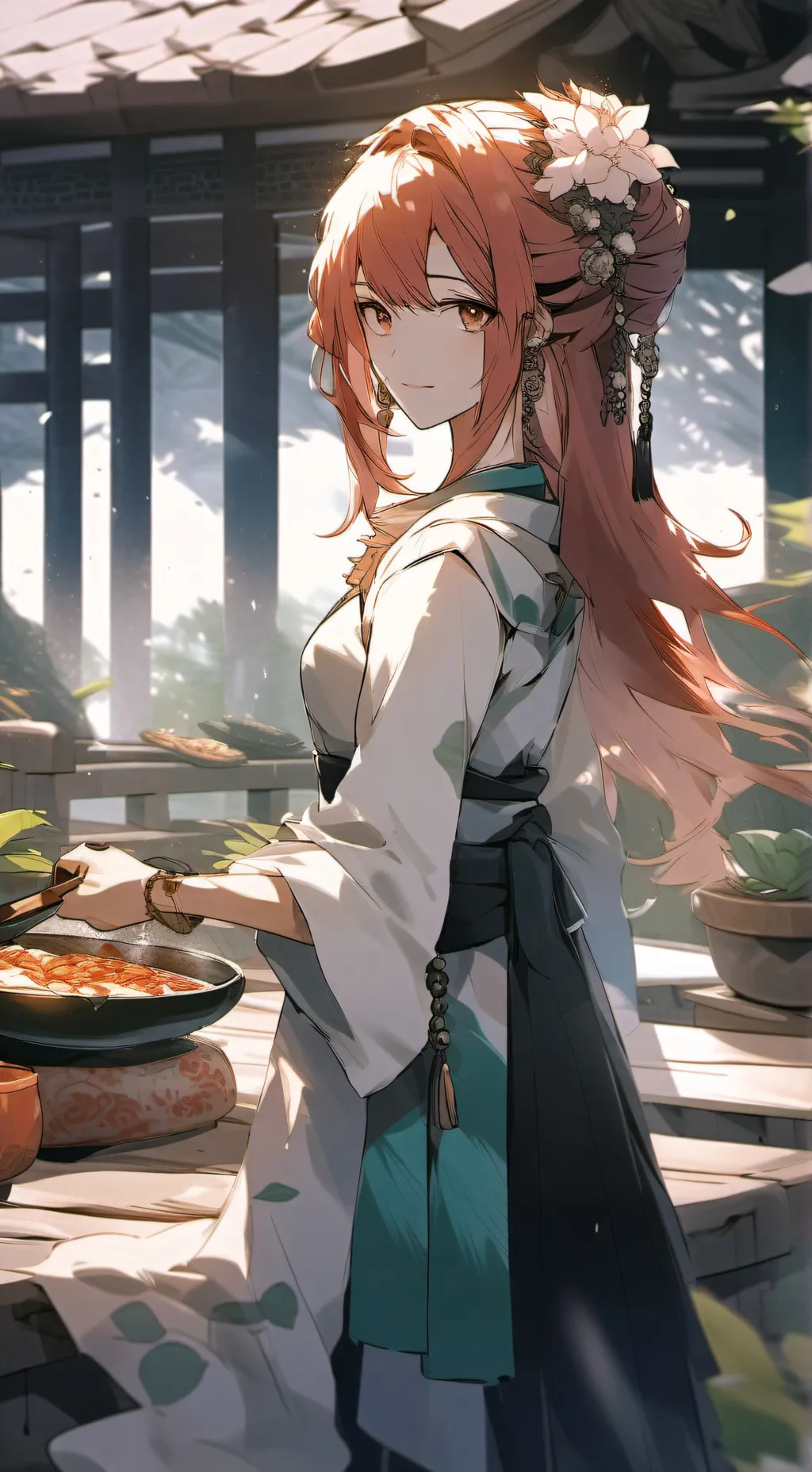 ai character: Lily background