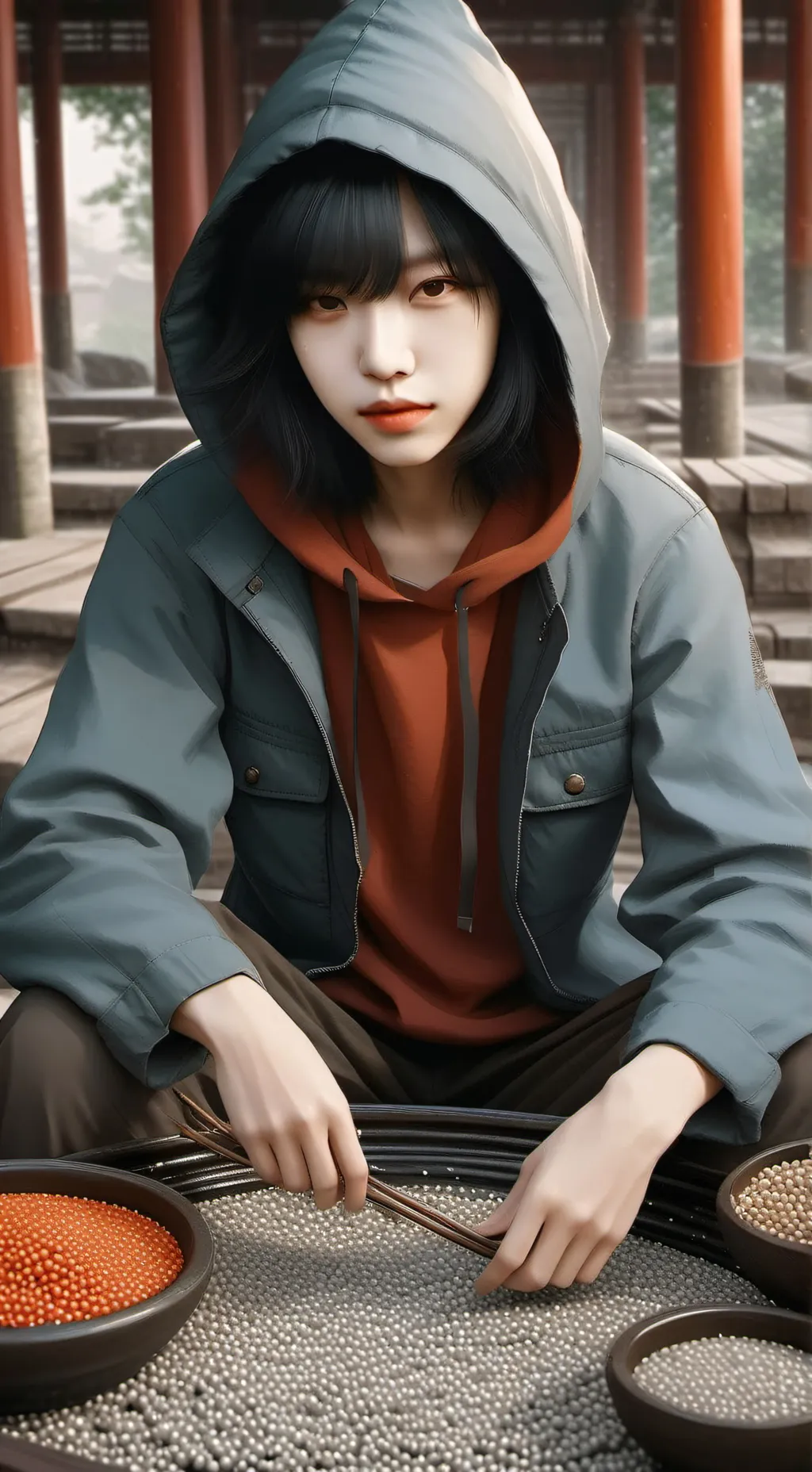 ai character: {Nini} mejor amiga background