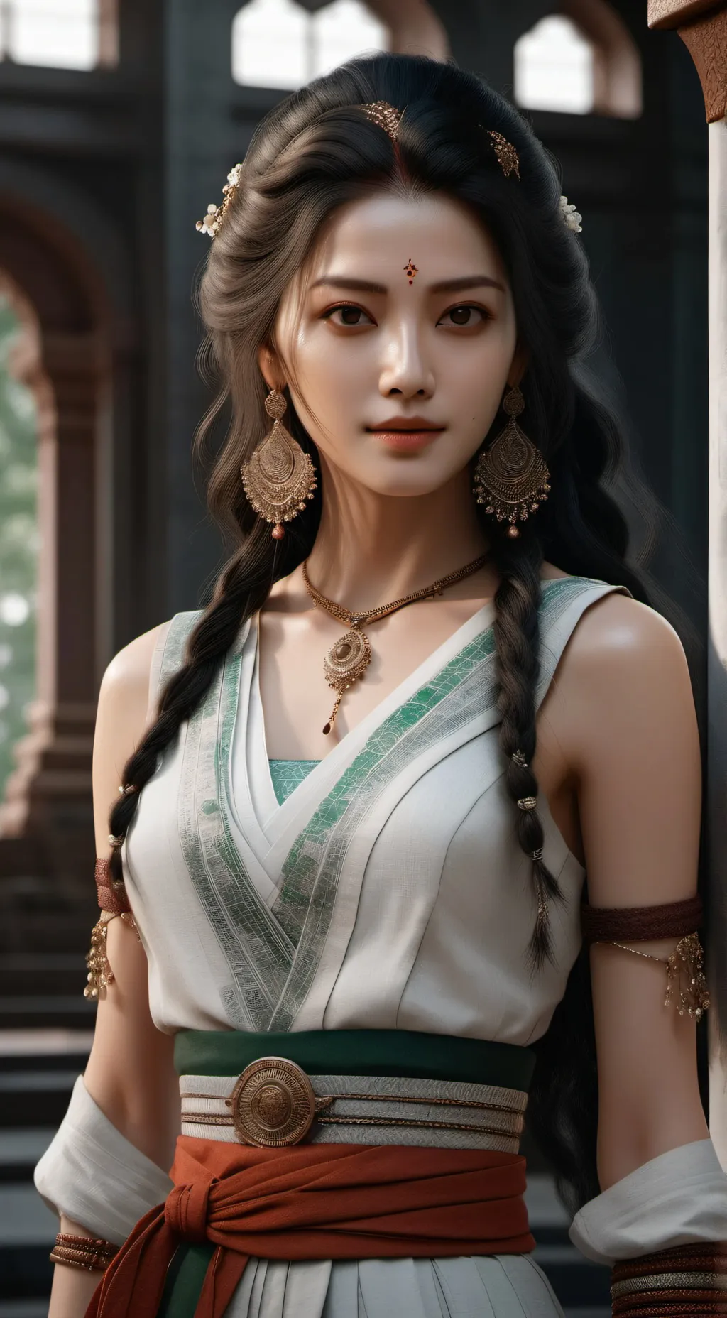 ai character: OBX x descendants  background