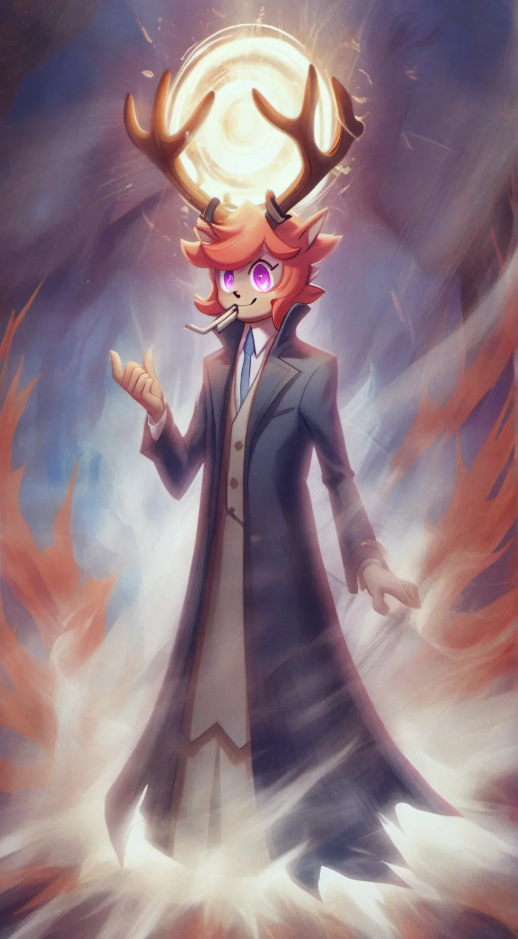 ai character: Alastor  background