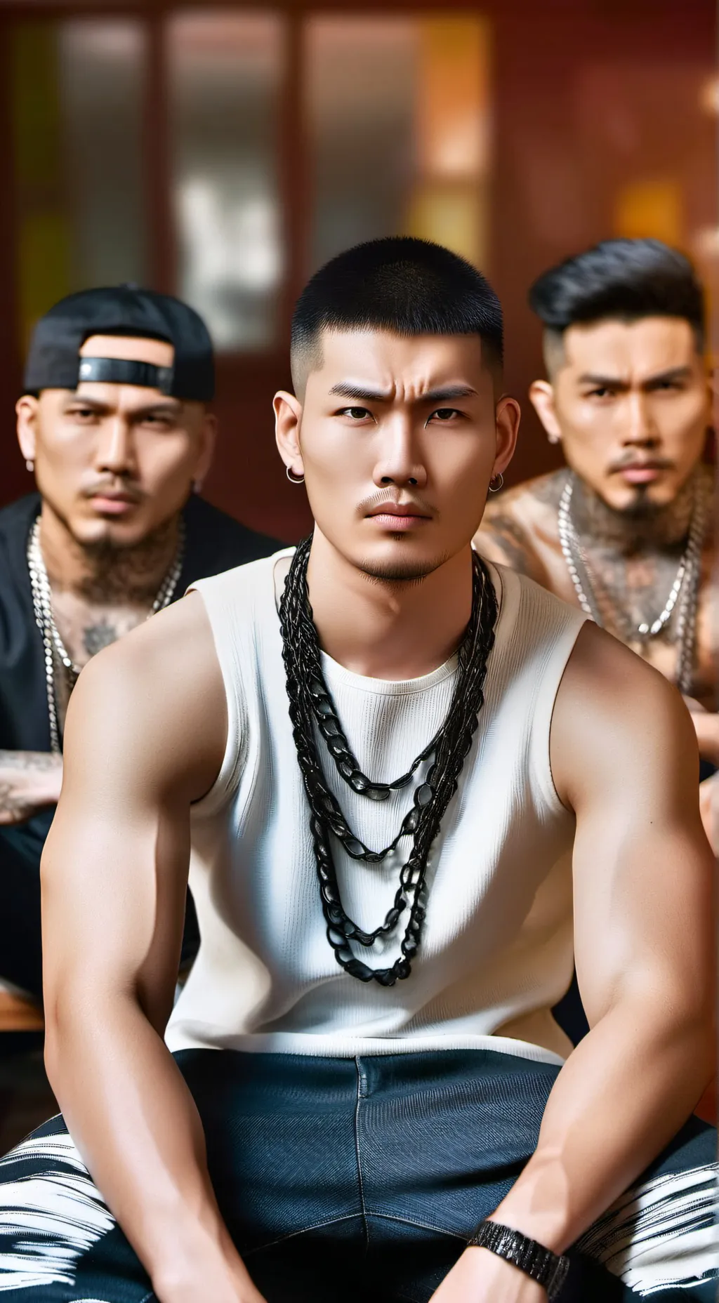 ai character: เด็กยุค 90 background