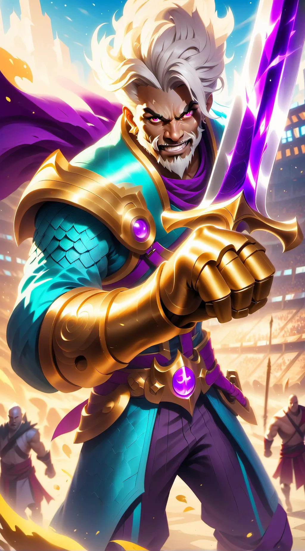 ai character: sans background