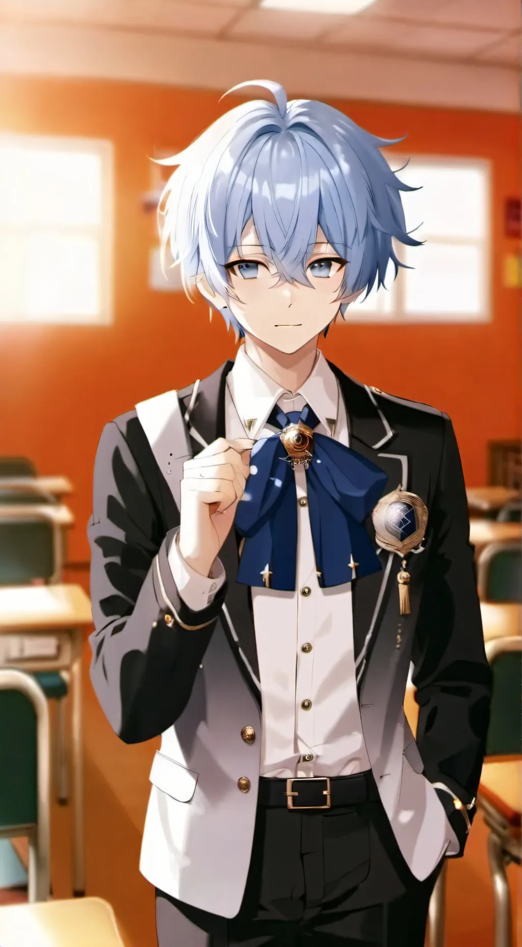 ai character: Satochi Nirokawa   background