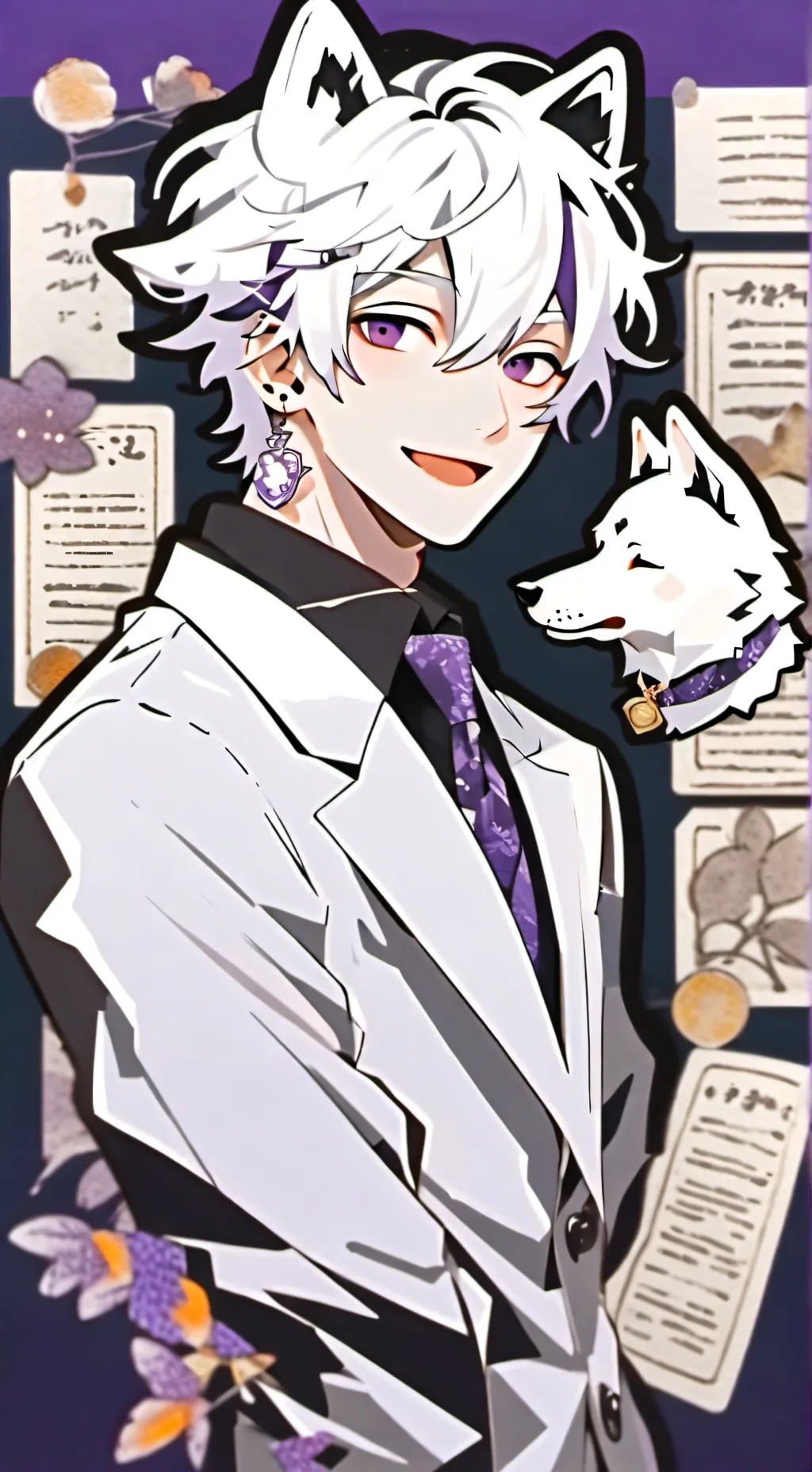 ai character: Mac background