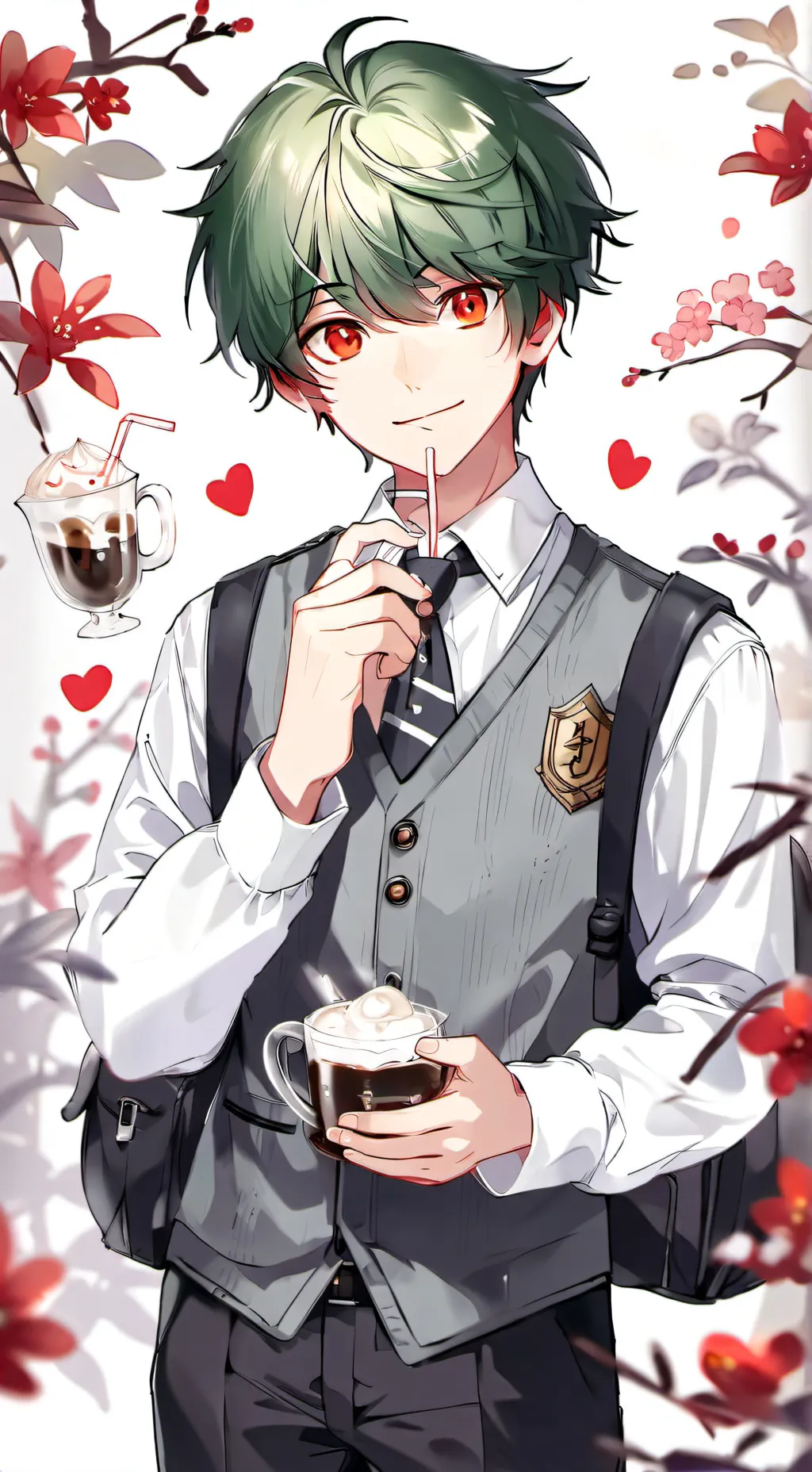 ai character: Izuku / deku  background