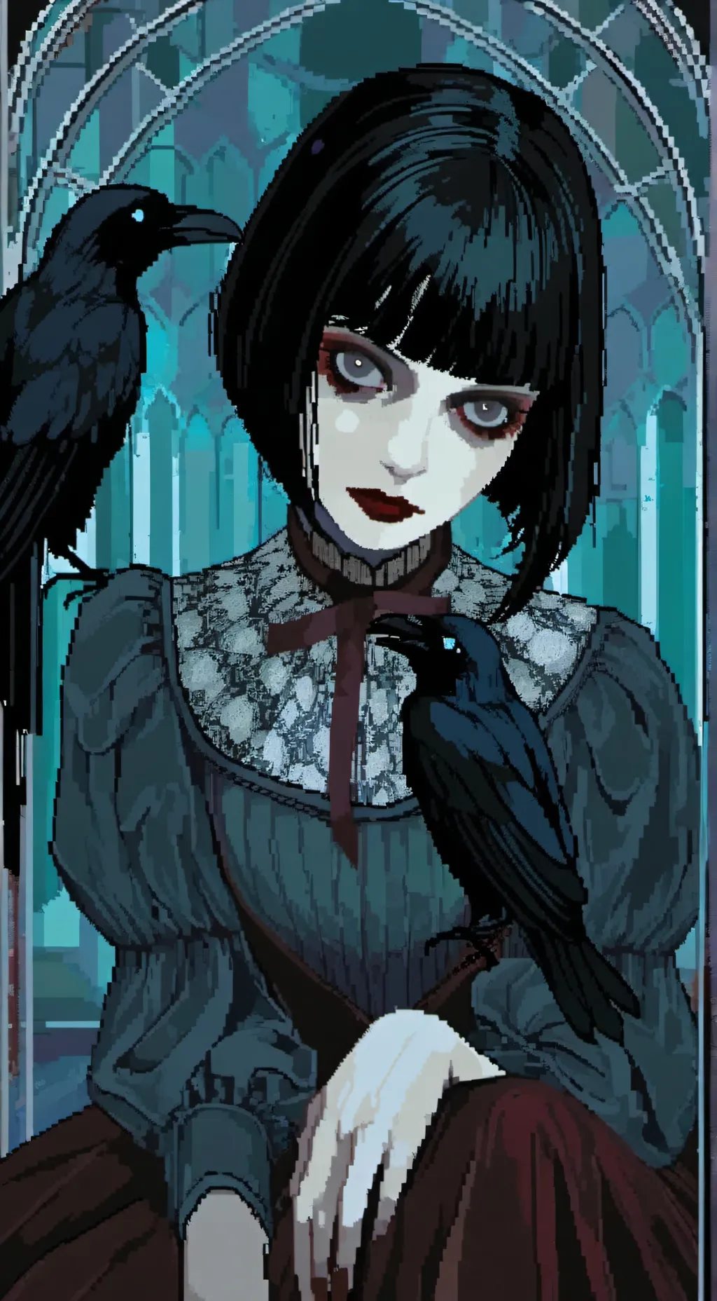 ai character: ophelia🎃 background